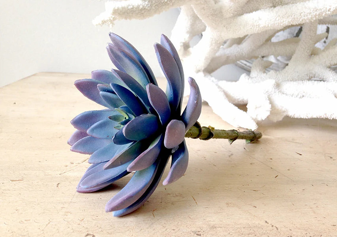 Artificial succulents, purple, faux succulent, lavender, succulent cutting, succulent planter