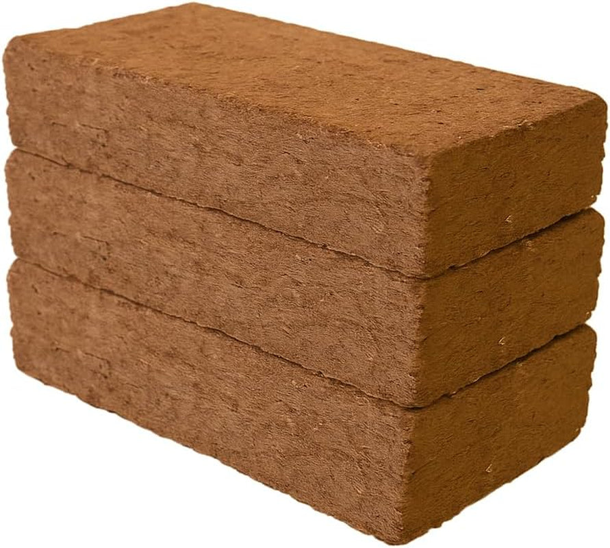 Minute Soil Organic Coco Peat 12 Pack ā Lightweight Growing Bricks Expand to 18 Gal ā Potting Mix for Microgreens, Herbs, Vegetables, Flowers, Indoor Containers, Seed Trays