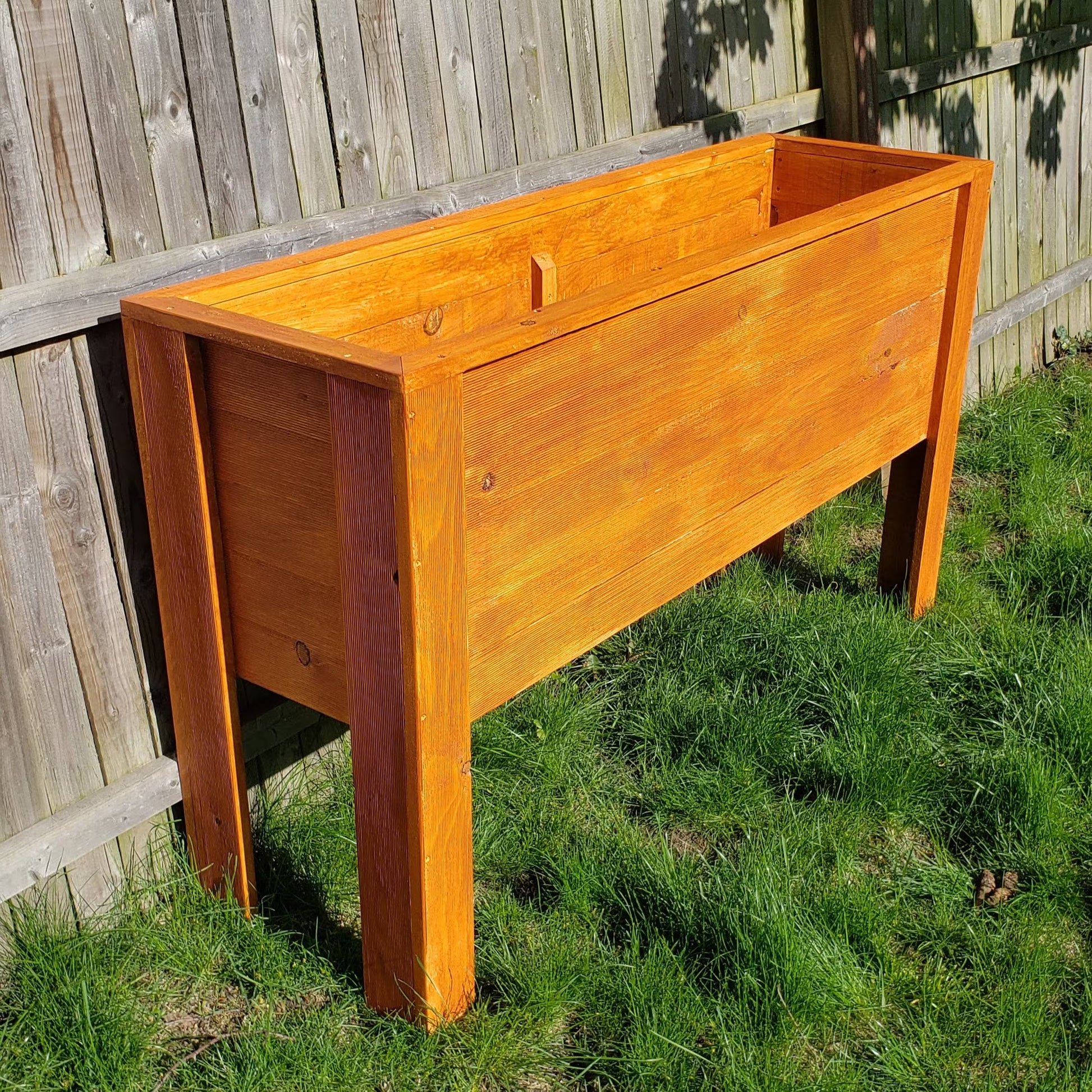 DIY Raised Planter Bed - Build Plans - Cedar, Redwood, Teak - PDF Plans - Garden Box