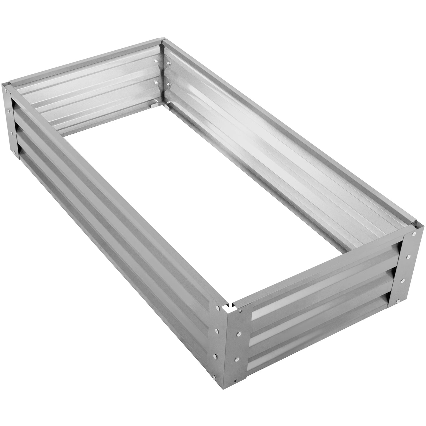 VEVOR Galvanized Raised Garden Bed Planter Box for Plant Flower Vegetable
