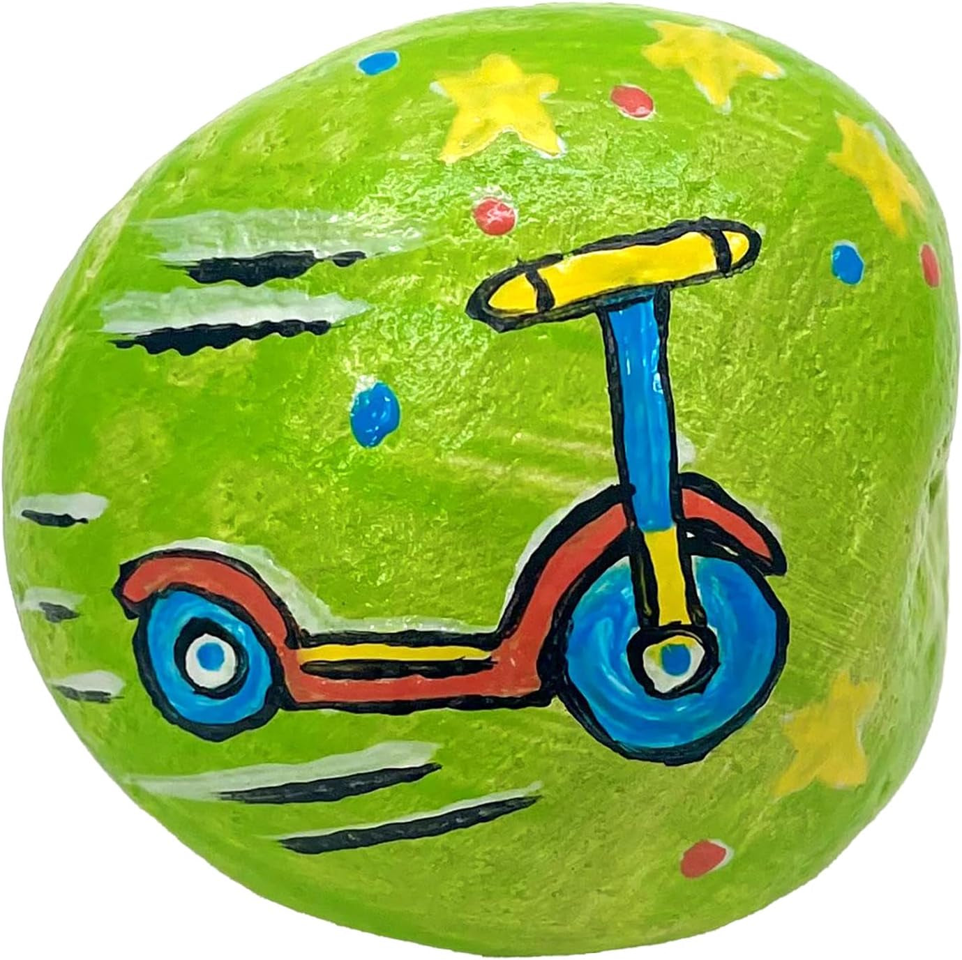 Hide and Seek Rock Painting Kit - Arts and Crafts for Kids Ages 6-8+, Gifts for Kids, Craft Kit with 10 Rocks and Waterproof Paint, Small