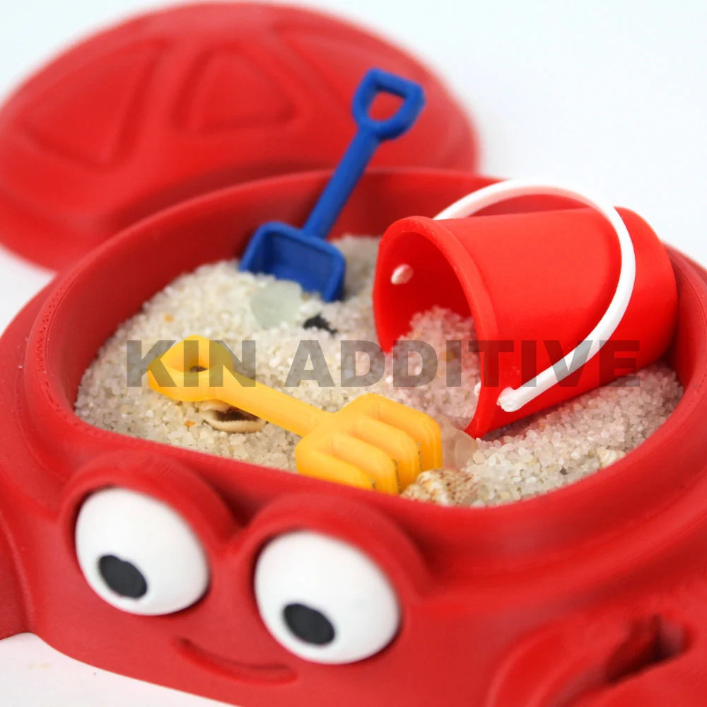 Mini Crab Sandbox: Sensory Toy Desktop Zen Garden with Sand & Tools