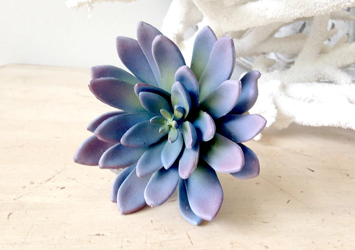 Artificial succulents, purple, faux succulent, lavender, succulent cutting, succulent planter