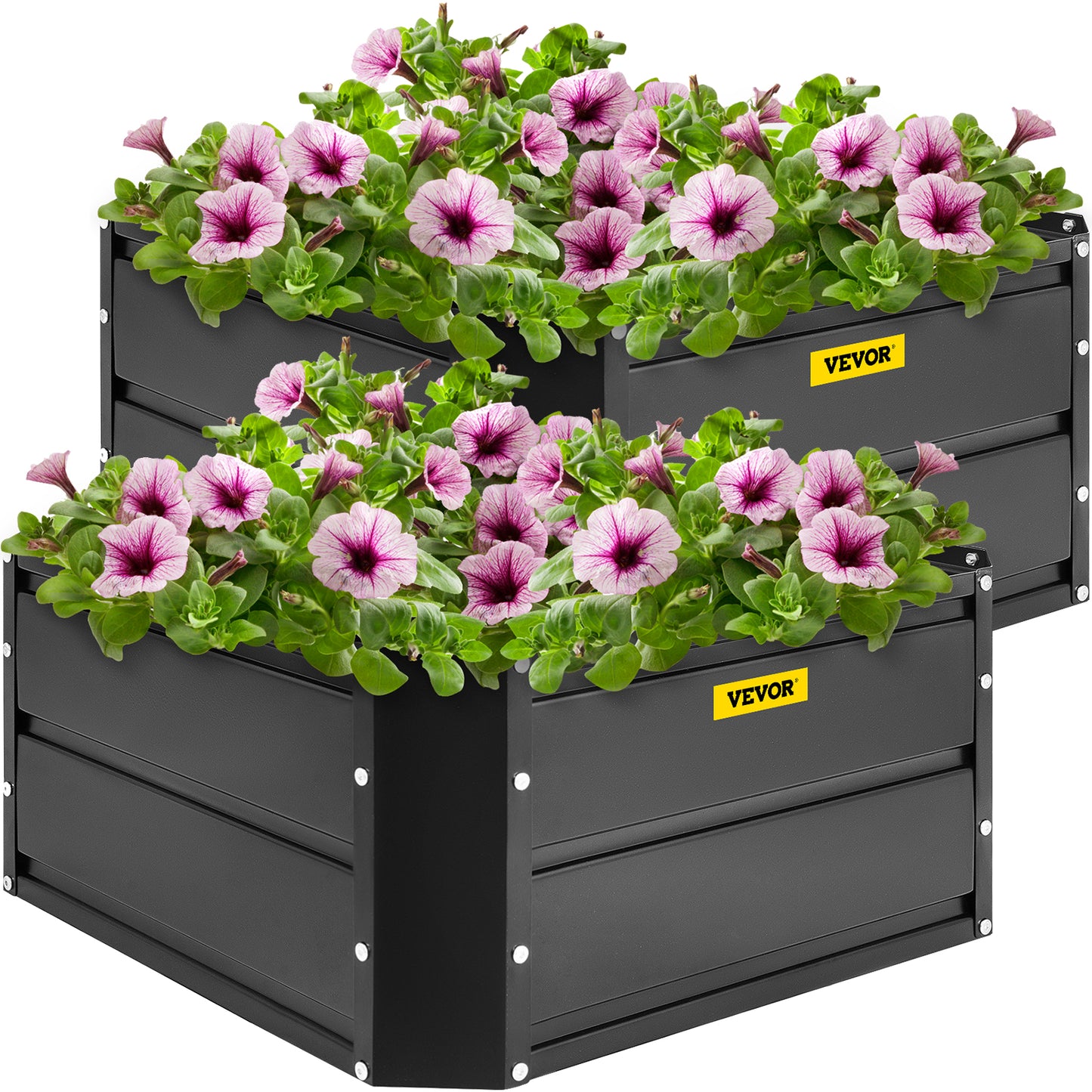 VEVOR Galvanized Raised Garden Bed Planter Box for Plant Flower Vegetable