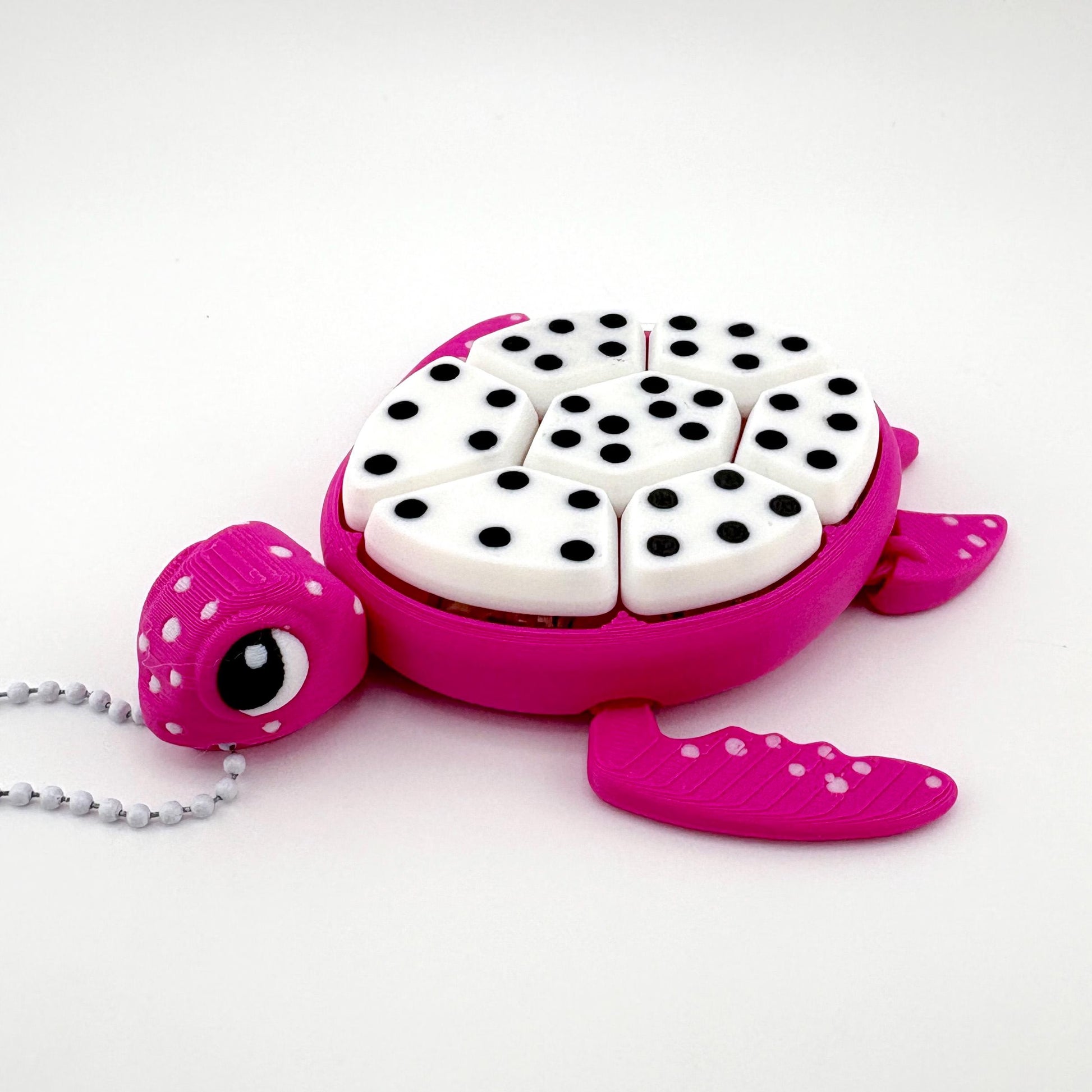 3D Printed Fruit Turtle Multi-Key Sensory Clicker Fidget Toy - Satisfying Tactile Fun!