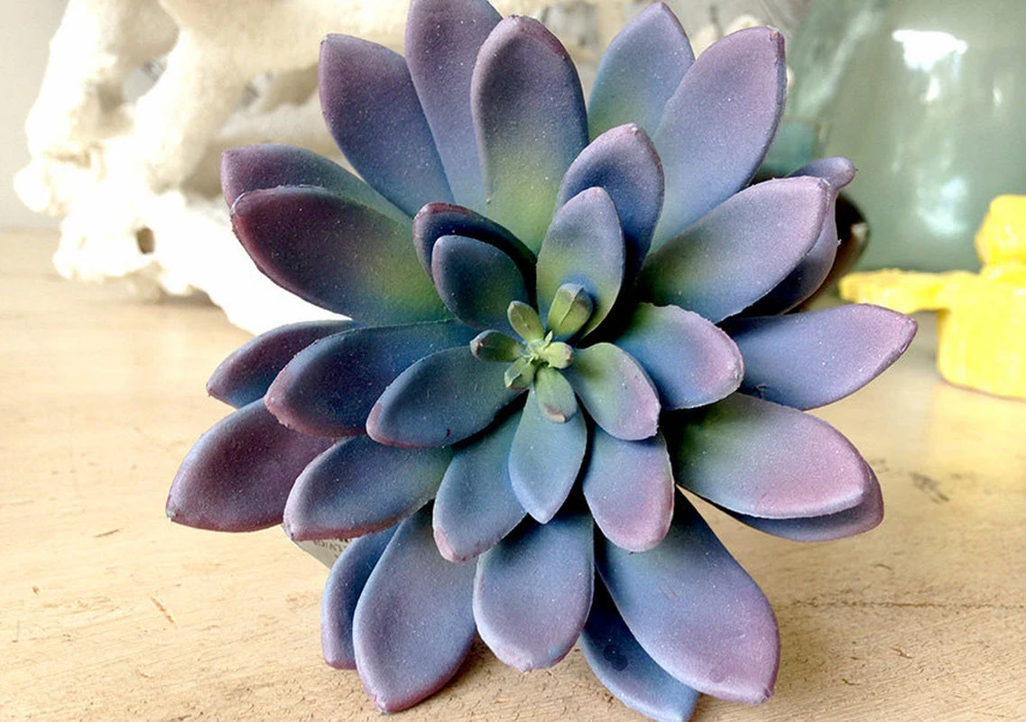 Artificial succulents, purple, faux succulent, lavender, succulent cutting, succulent planter