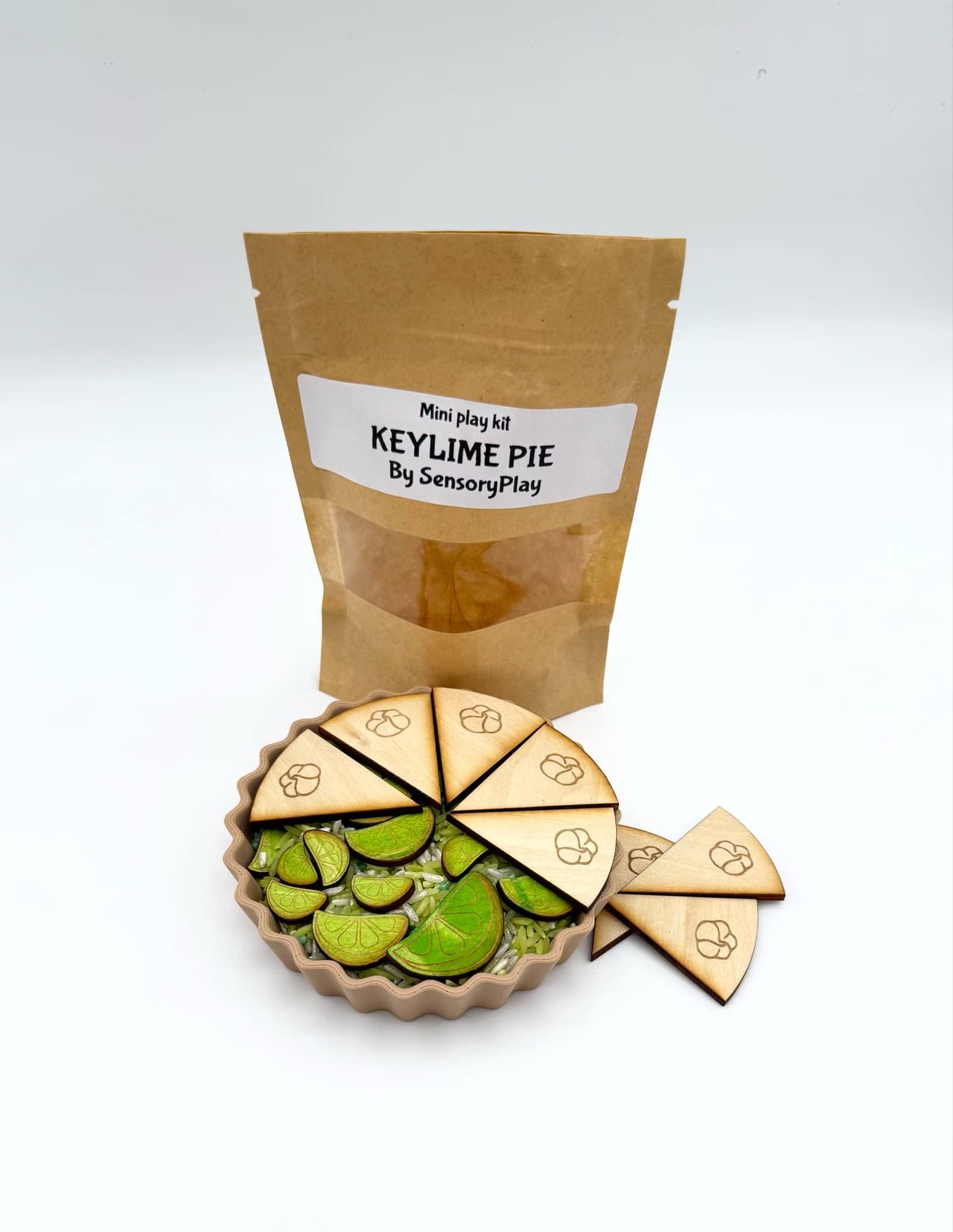 Pie sensory play set, pi day activity, pie crust sensory activity, apple pie sensory filler,  filler set with pies, fun sensory