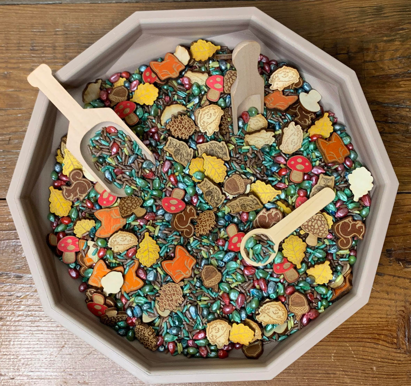 Sensory fill for sensory play, themed sensory filler, holiday sensory experience, loose parts filler, pretend play sensory fill, bag