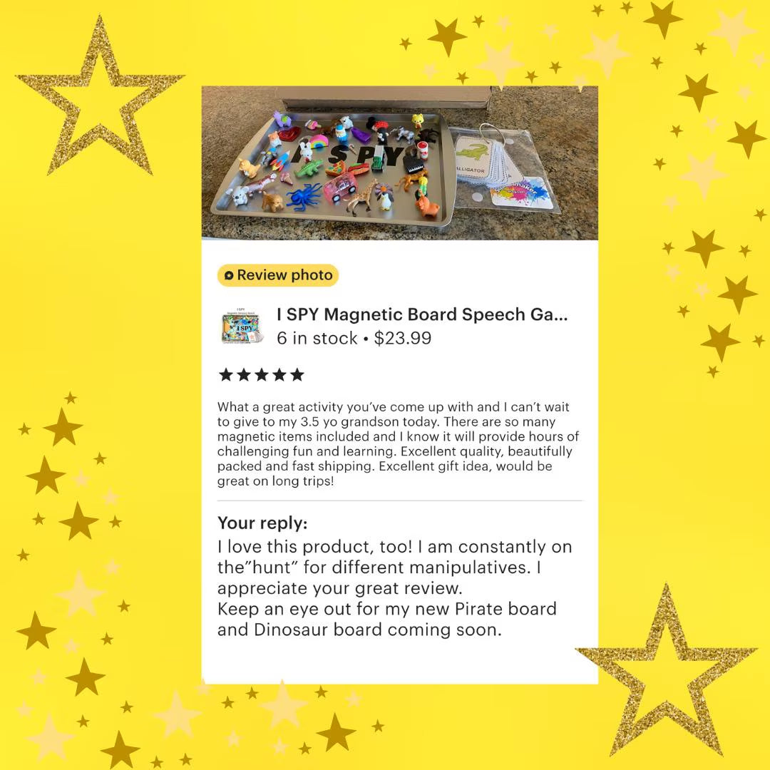 I Spy Magnetic Sensory Board: Travel Quiet Play Kit, Fine Motor Skills