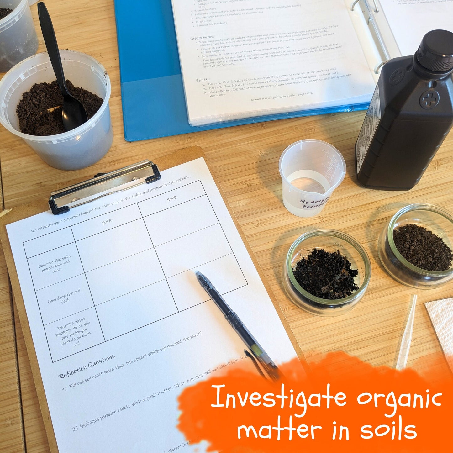 Soil Science Unit: with 5 science lab activities! Study porosity, permeability, soil textures, soil horizons, and more!