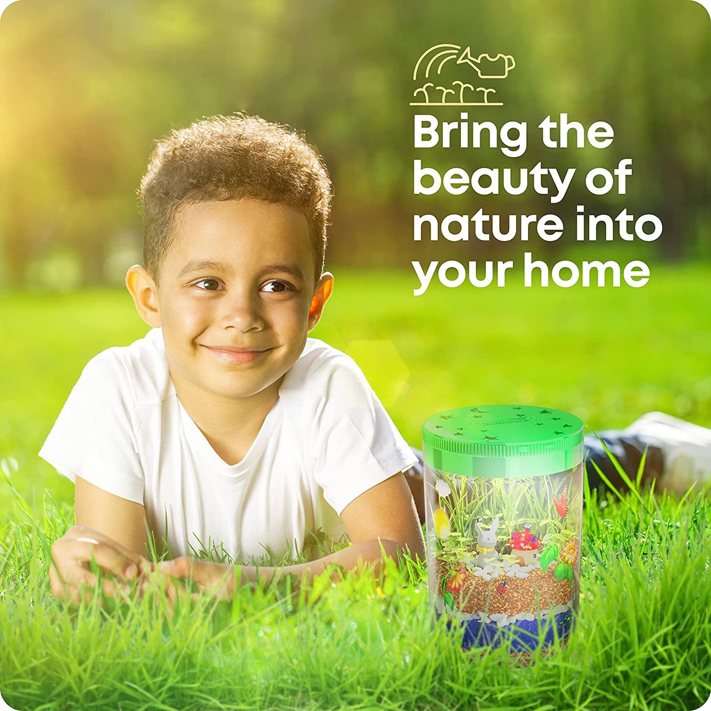 Light-Up Terrarium Kit for Kids - STEM Science Kits - Gifts for Kids - Educational DIY Kids Toys for Boys & Girls - Crafts Projects Ideas for Ages 6 7 8-12 Year Old Age