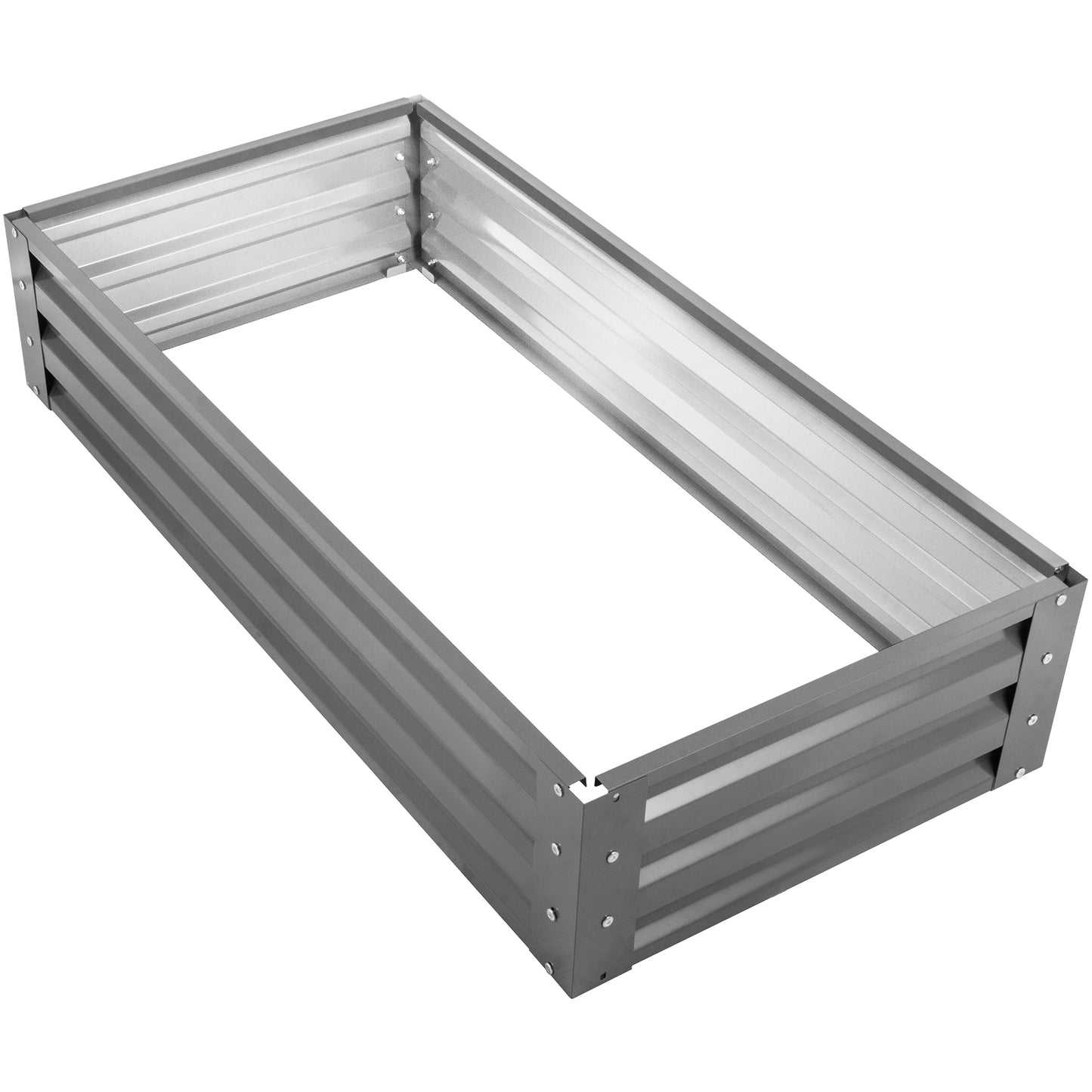 VEVOR Galvanized Raised Garden Bed Planter Box for Plant Flower Vegetable