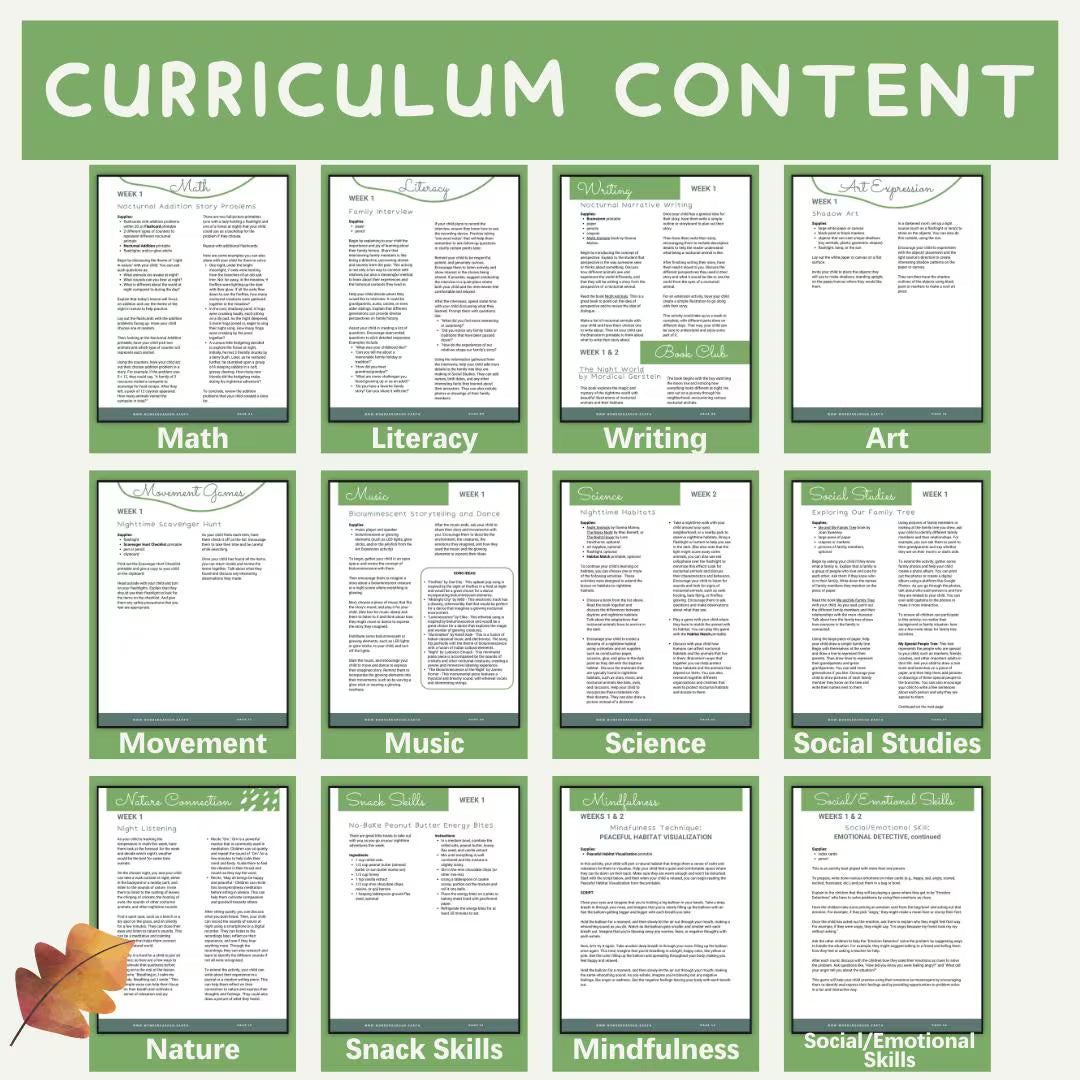 Nature-based First Grade Homeschool Curriculum: Secular, Whole-child focus, Hands-on