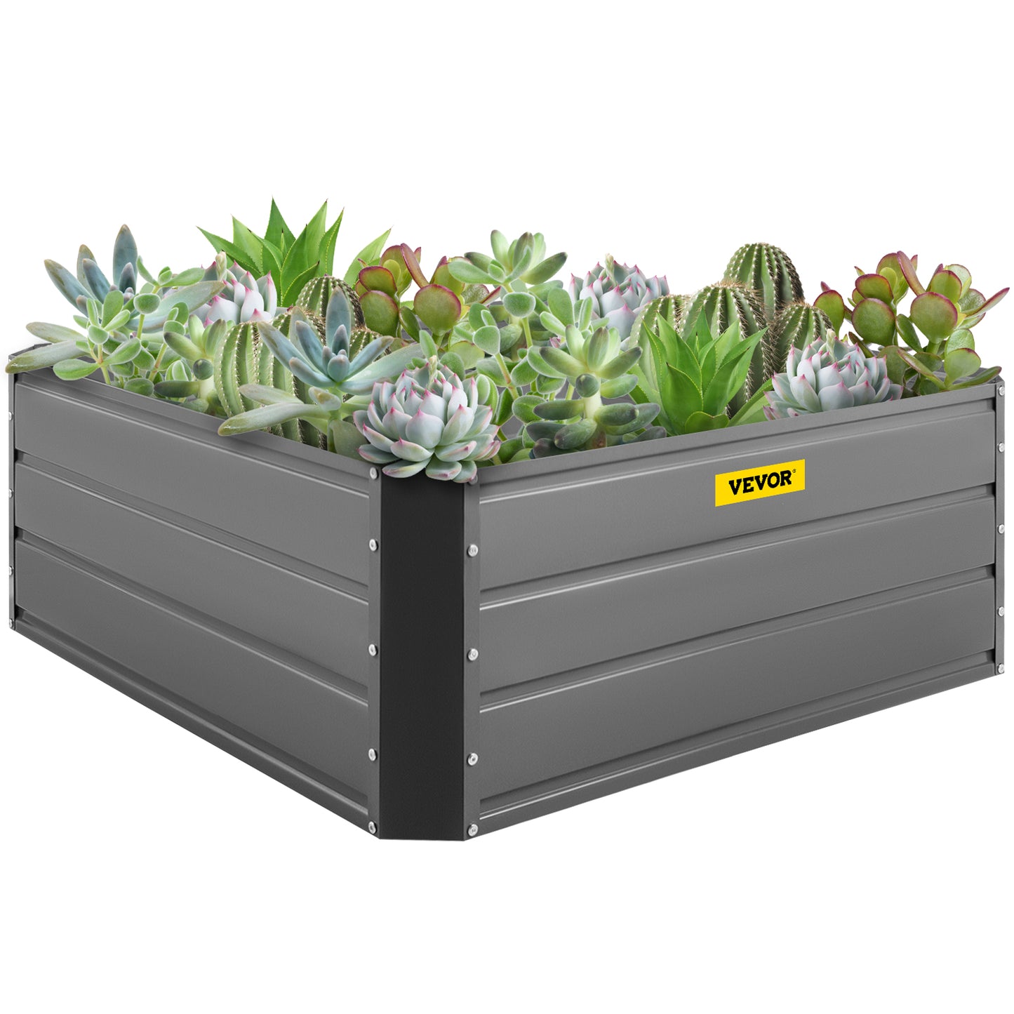 VEVOR Galvanized Raised Garden Bed Planter Box for Plant Flower Vegetable