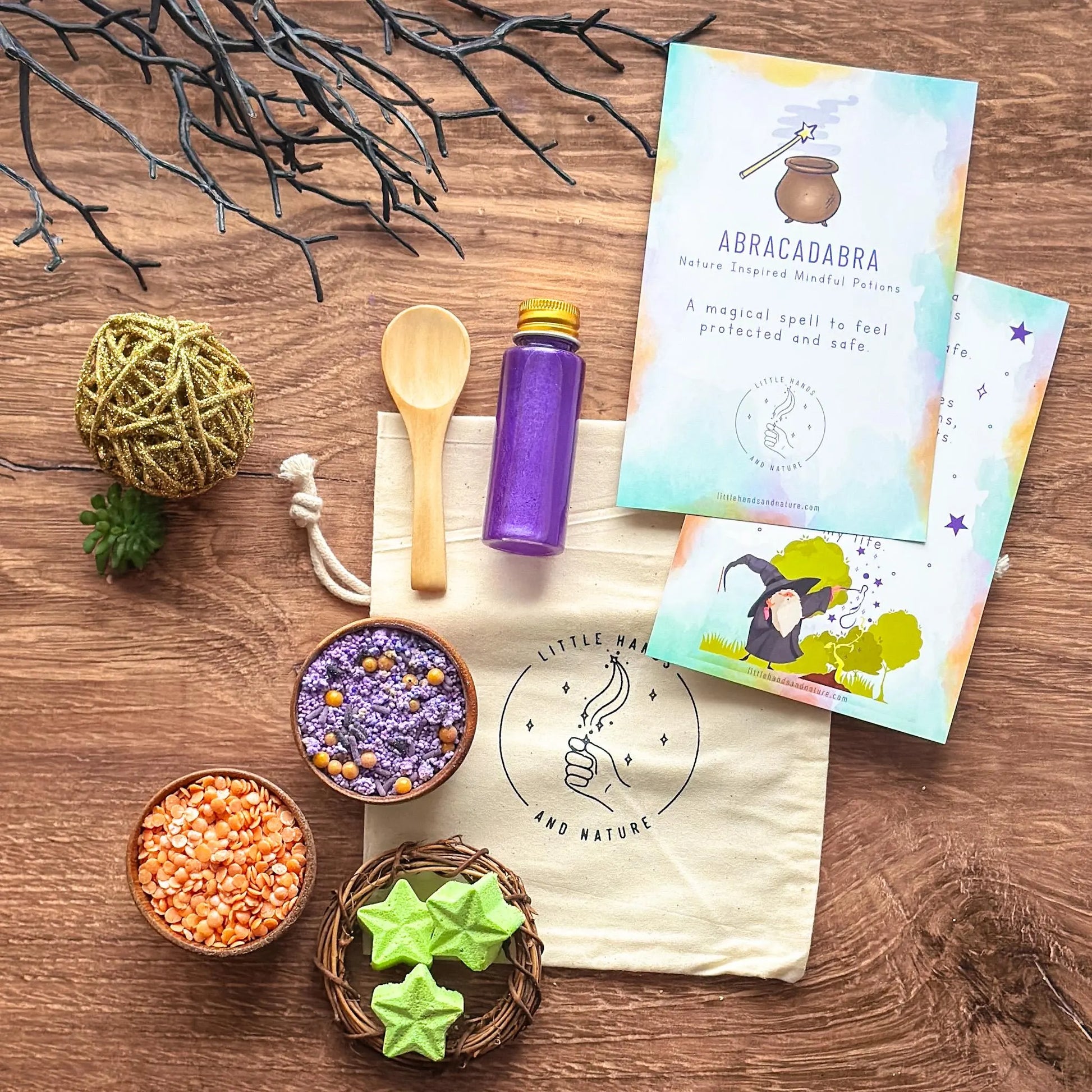 Abracadabra - A Halloween Potion  and Spell - I am Safe and Protected - Sensory Kit for Kids - best gift for kids - Biodegradable non toxic