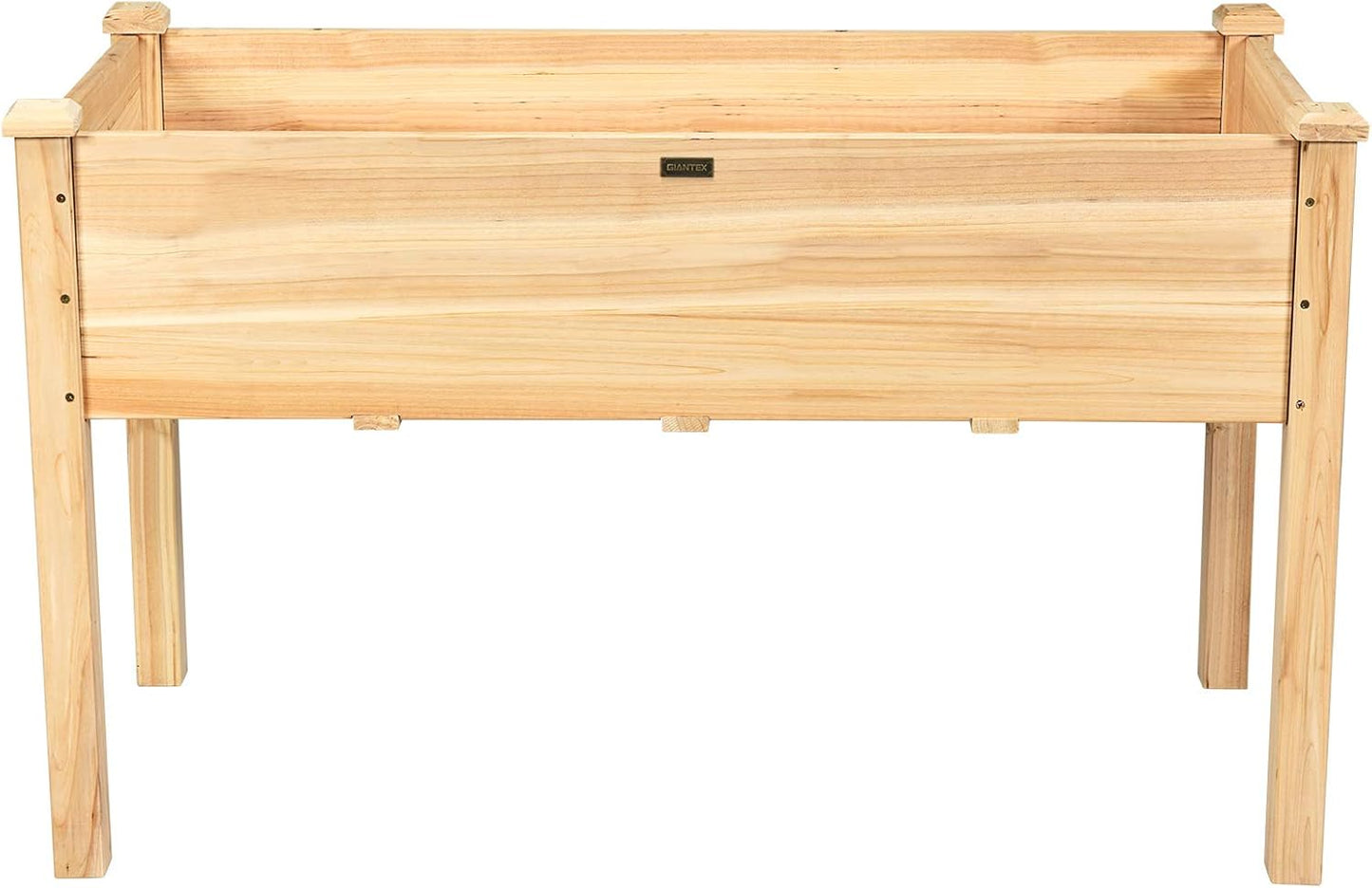 Raised Garden Bed Kit Elevated Planter Box for Vegetables Fruits Herb Grow, Heavy Duty Natural Cedar Wood Frame Gardening Planting Bed for Deck Patio Yard, 49.5"X23.5"X30.0"