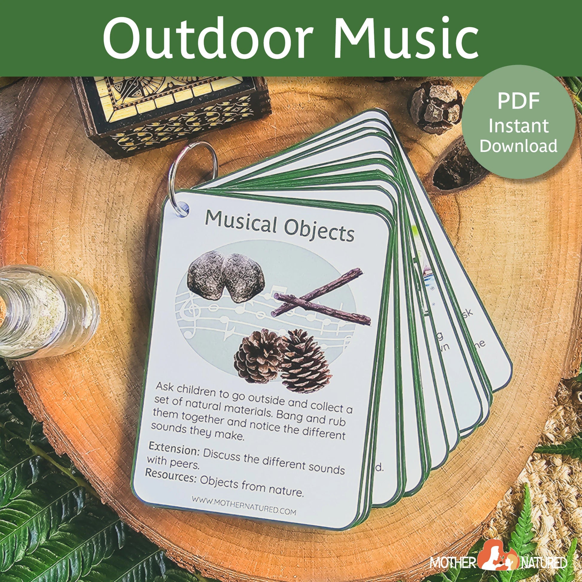 Outdoor Music Activities | Nature Music Activities | EYFS Music Activities |  Montessori Music Activities | Outdoor Music Games |