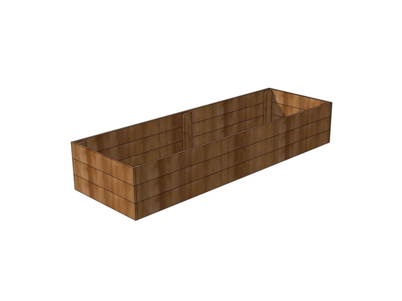 Raised Garden Bed DIY Plan β 96x32" Outdoor Planter Woodworking PDF