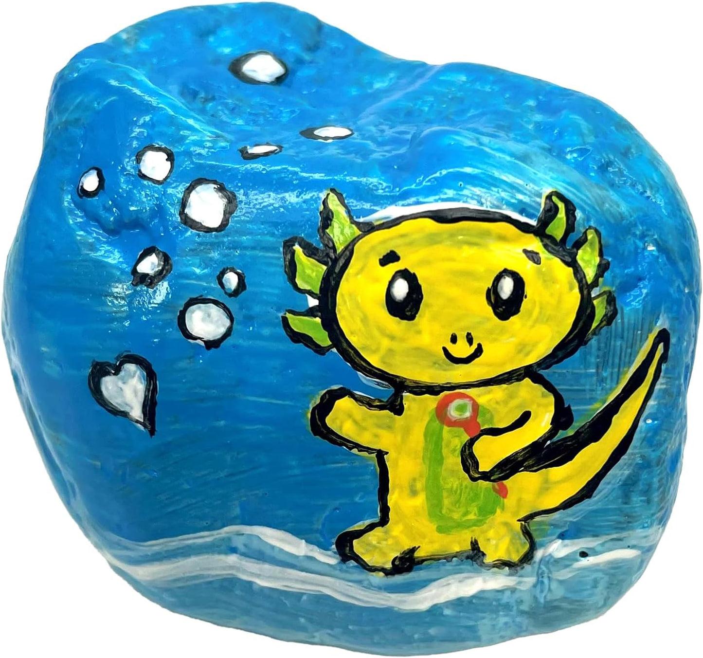 Hide and Seek Rock Painting Kit - Arts and Crafts for Kids Ages 6-8+, Gifts for Kids, Craft Kit with 10 Rocks and Waterproof Paint, Small