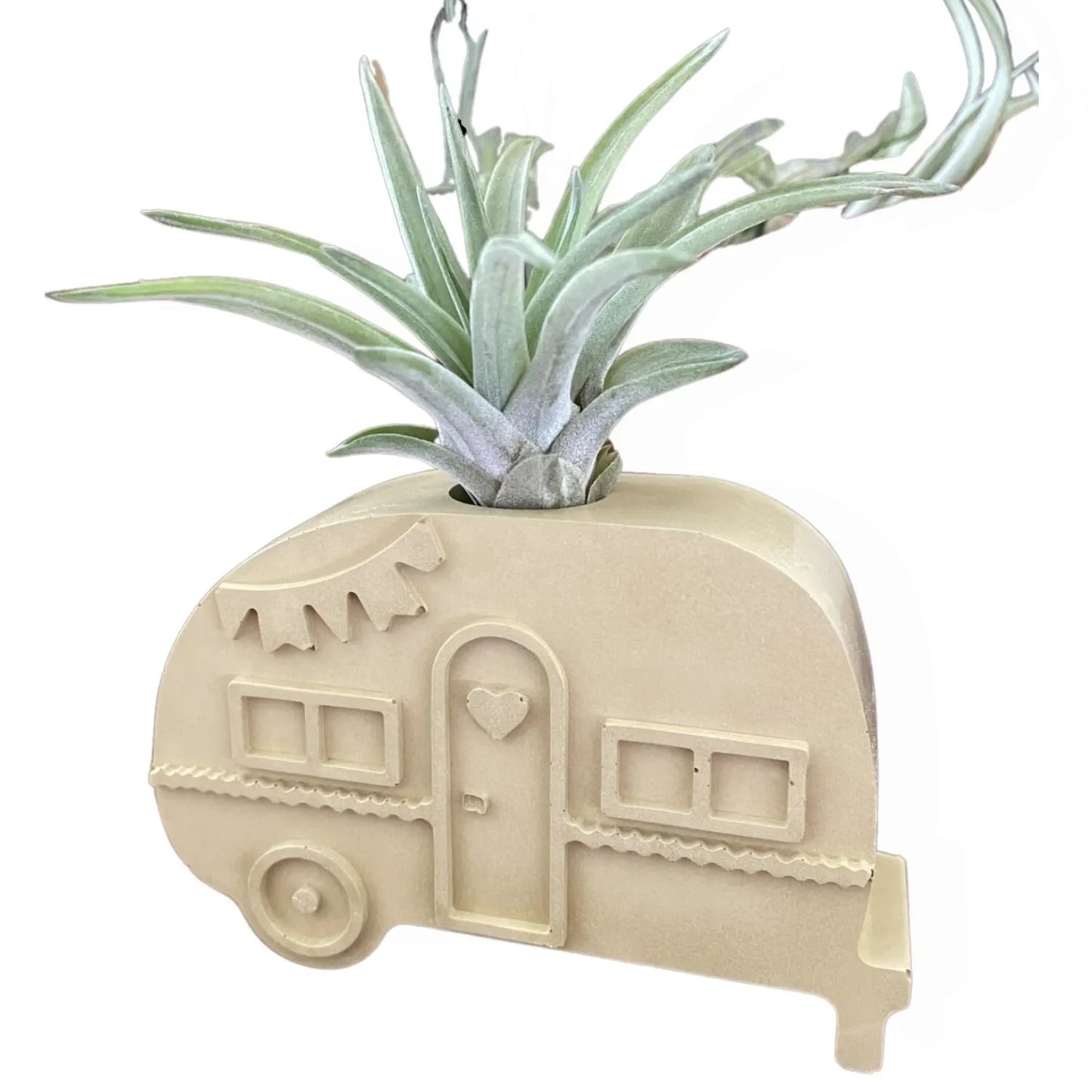The Adventurer Cement Air Plant Holder β Mini RV Planter | Wanderlust Decor | Handmade | Air Plants