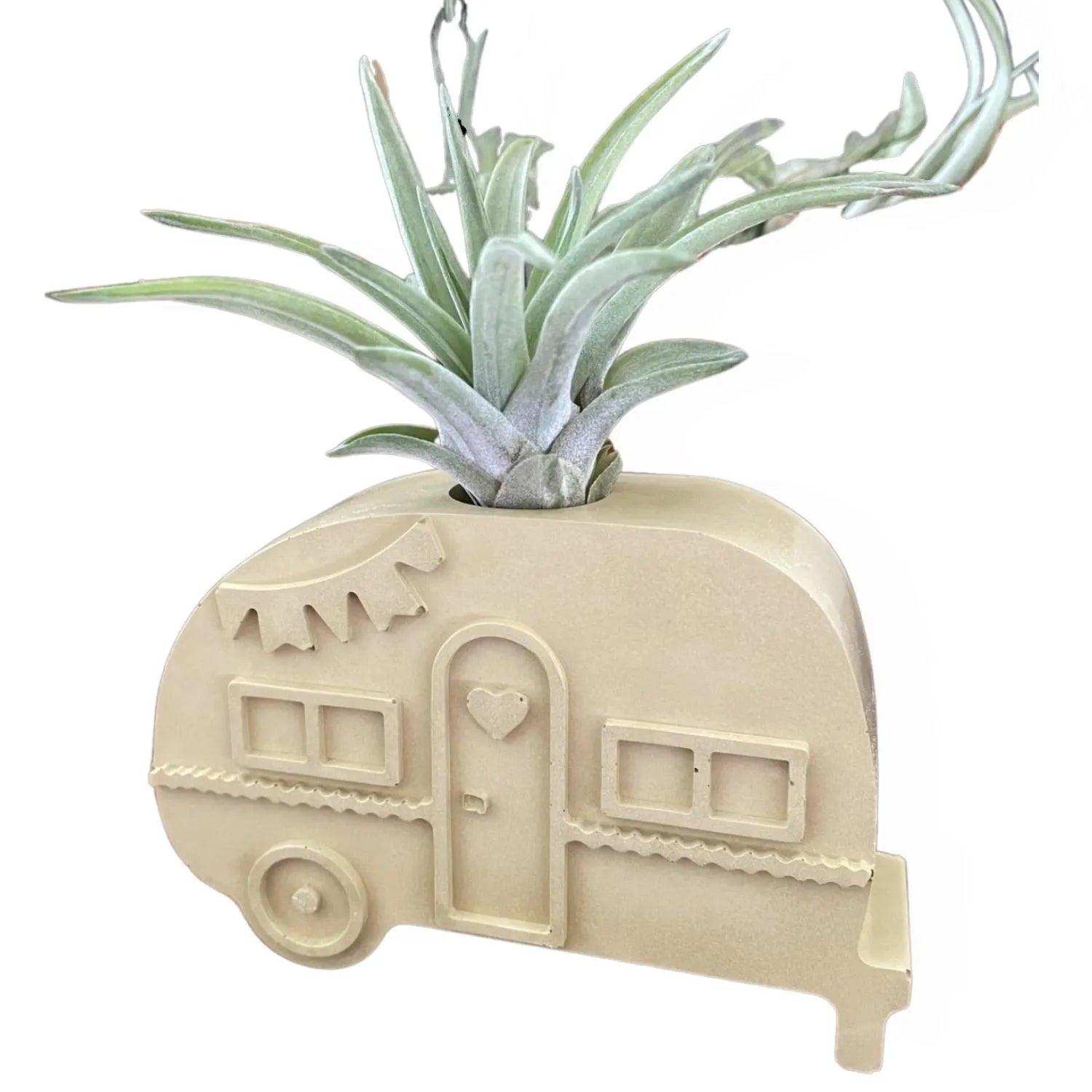 The Adventurer Cement Air Plant Holder β Mini RV Planter | Wanderlust Decor | Handmade | Air Plants