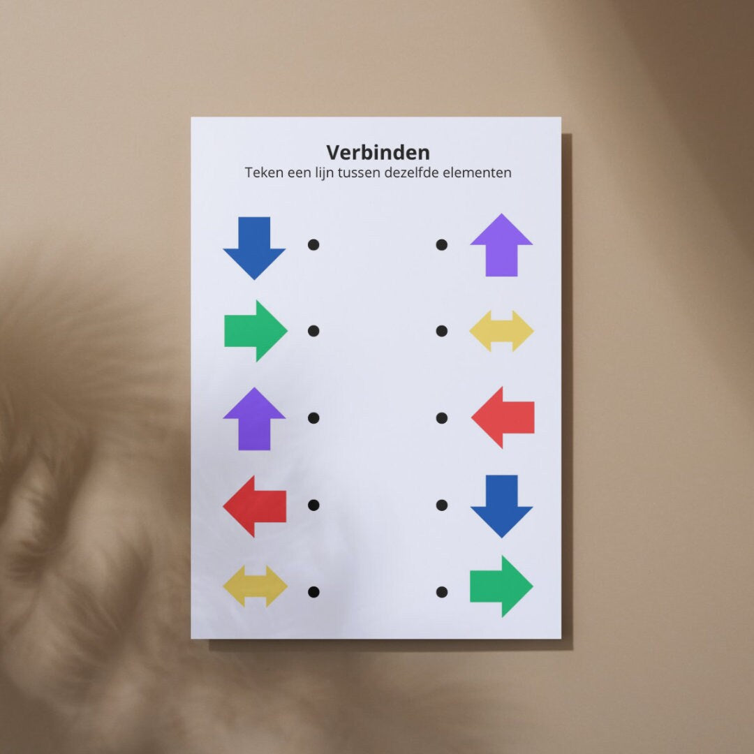 Educational activity book for children 66 printable worksheets NL | Dutch preschool practice material | Recognize similar elements