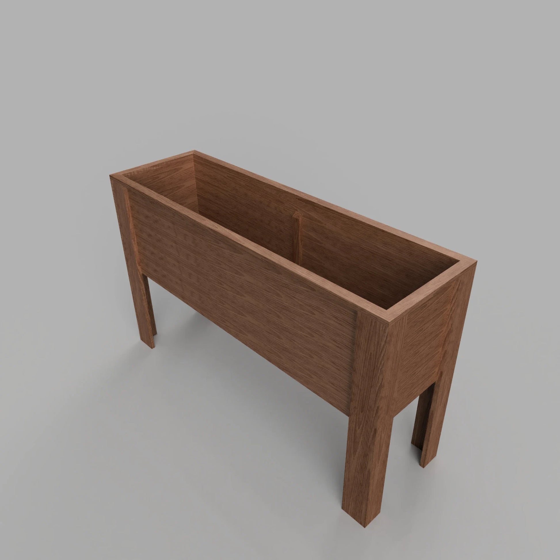 DIY Raised Planter Bed - Build Plans - Cedar, Redwood, Teak - PDF Plans - Garden Box