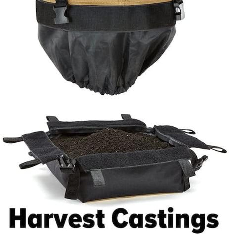 Bag Worm Composting Bin Version 2 - Easy Harvest with Fully Removable Zipper-Free Bottom