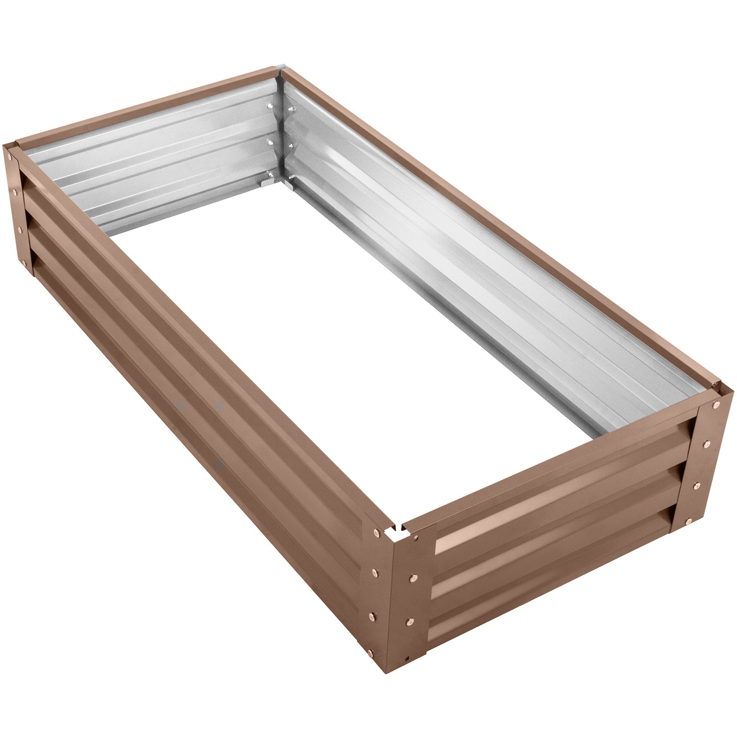 VEVOR Galvanized Raised Garden Bed Planter Box for Plant Flower Vegetable
