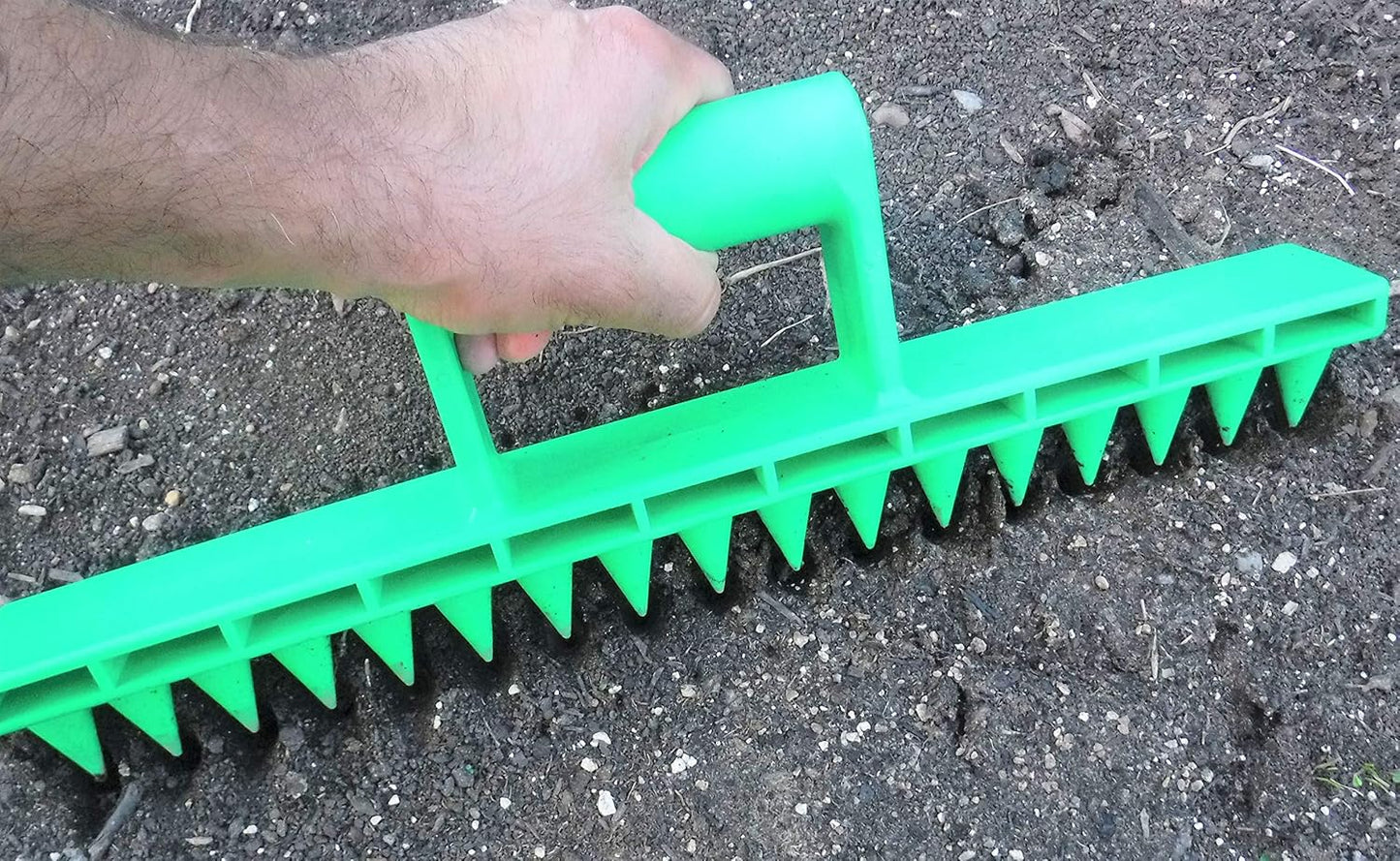 Seed-In Soil Digger and Soil Spacer for Planting Seeds