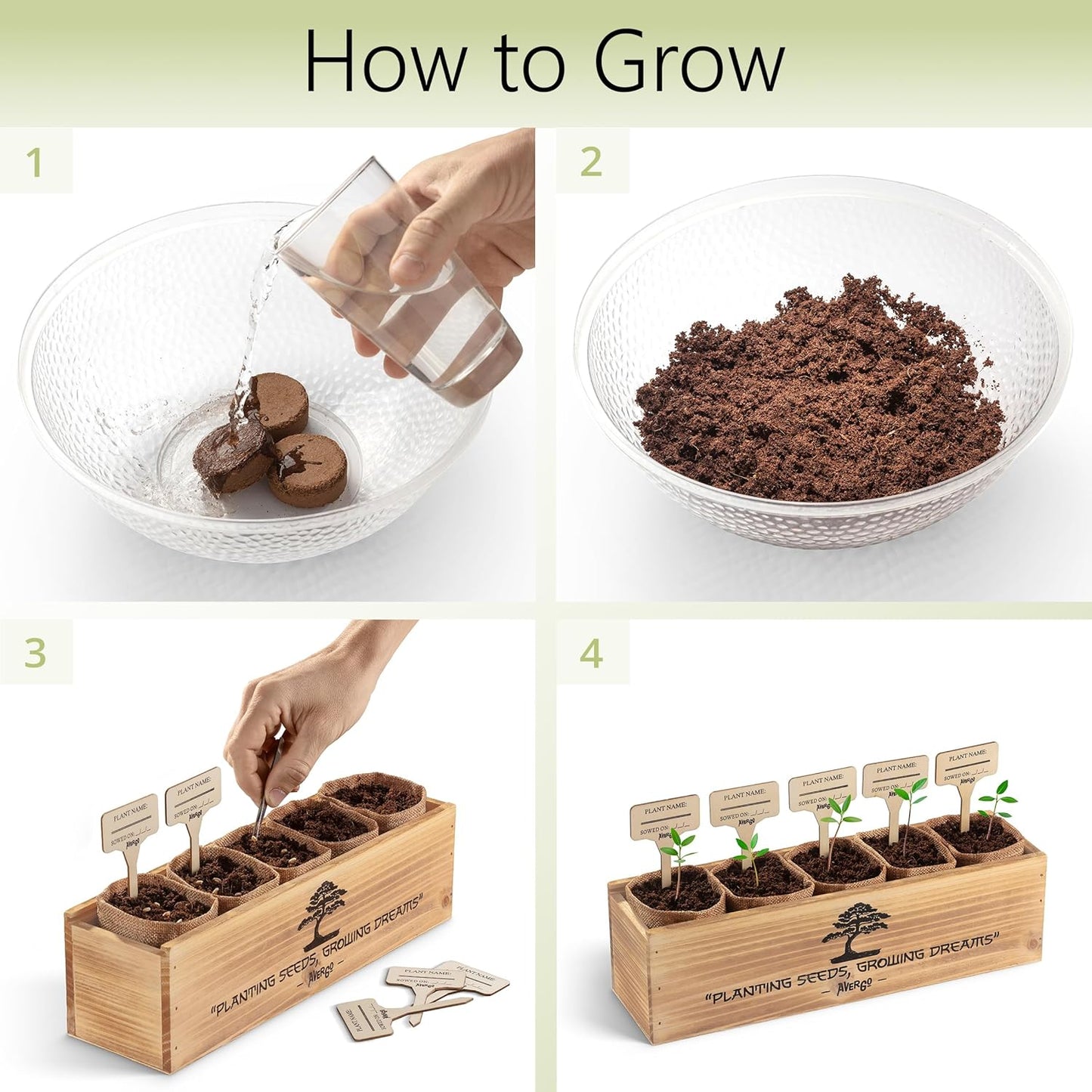 Bonsai Tree Kit – 5X Unique Japanese Bonzai Trees | Complete Indoor Starter Kit for Growing Bonsai Plants with Tools & Planters – Gardening Gifts for Women & Men