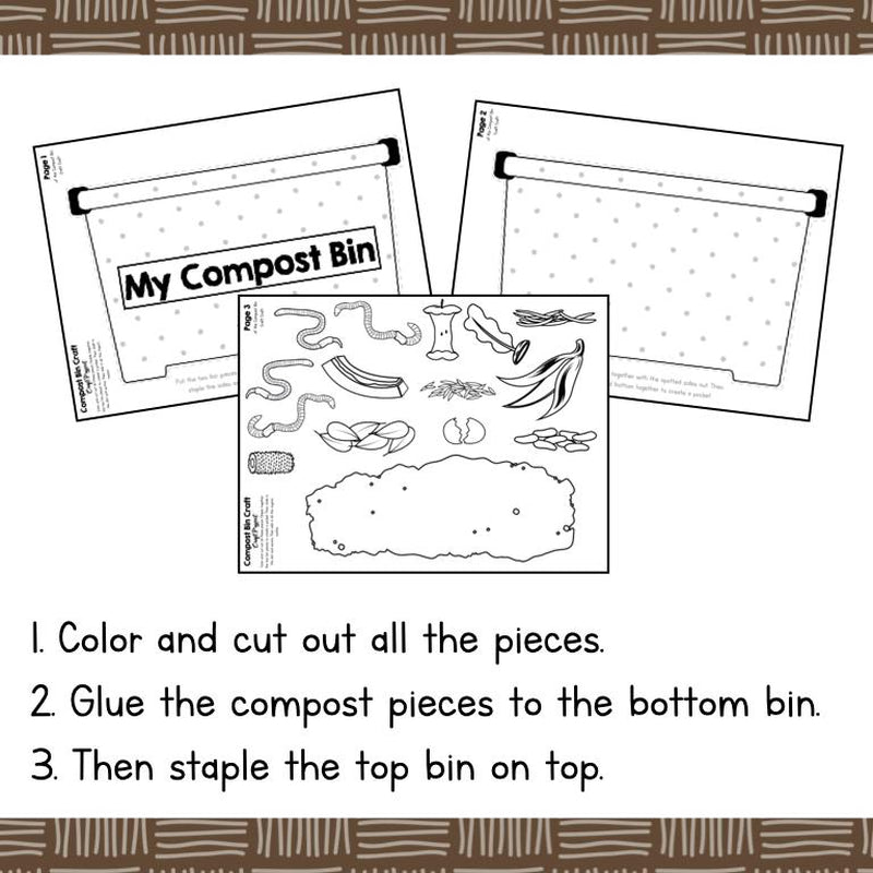Make Your Own Compost Bin | Paper Craft | Earth Science Activity