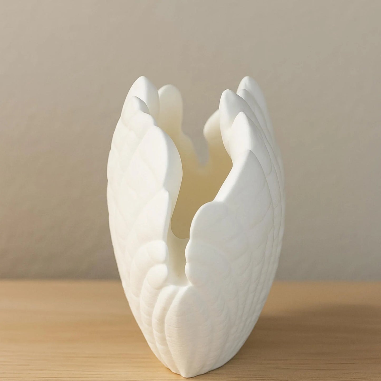 Seashell Vase β 3D Printed Shell Flower Pot, Coastal Beach Decor, Oyster Shell Vase, Nautical Home Decoration, Creative Ocean -Inspired Gift