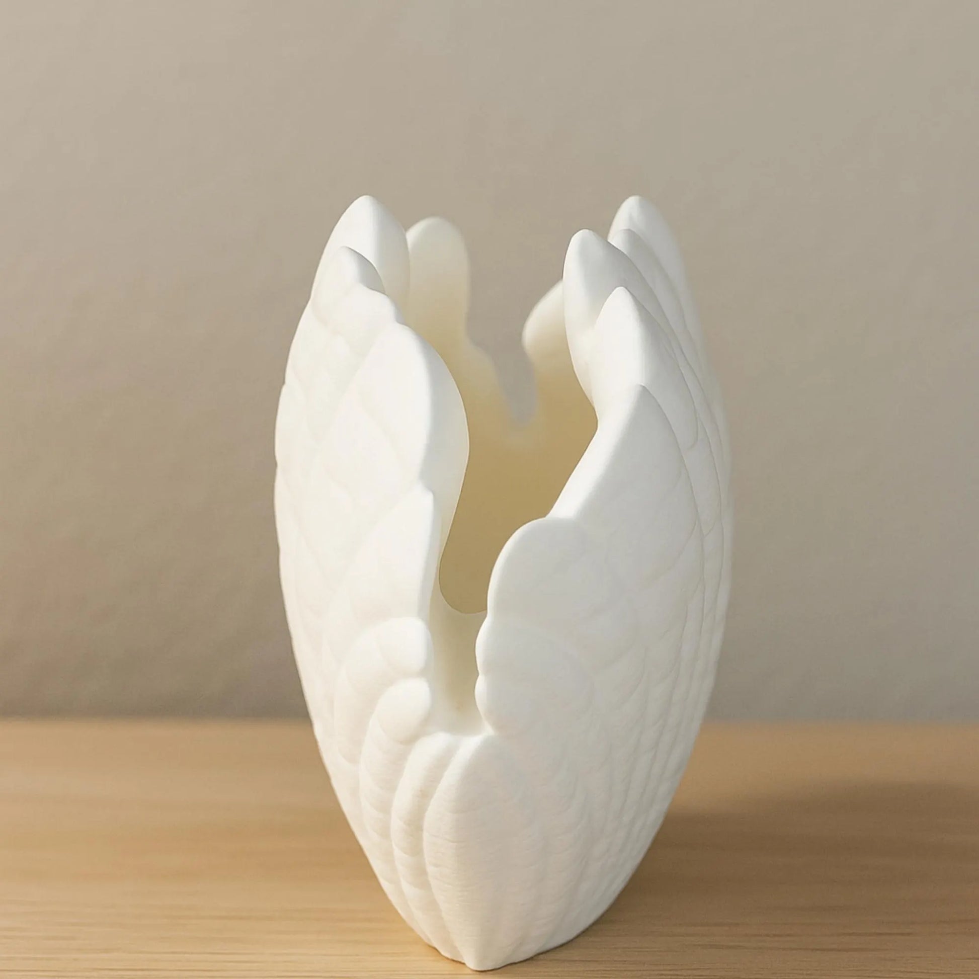 Seashell Vase β 3D Printed Shell Flower Pot, Coastal Beach Decor, Oyster Shell Vase, Nautical Home Decoration, Creative Ocean -Inspired Gift
