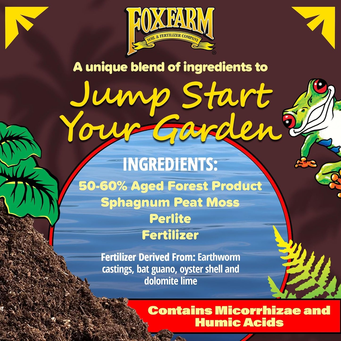 Happy Frog Potting Soil, 2cu ft - for Indoor/Outdoor Container Plants, Improves Root Efficiency, pH Adjusted for Optimal Nutrient Uptake - Contains Mycorrhizae and Humic Acids