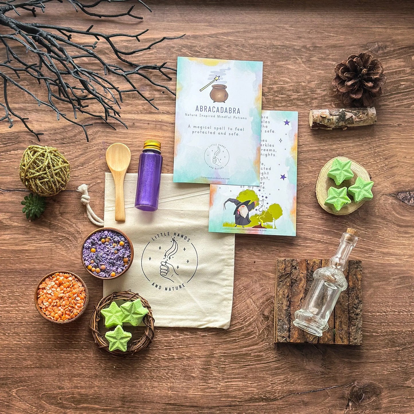 Abracadabra - A Halloween Potion  and Spell - I am Safe and Protected - Sensory Kit for Kids - best gift for kids - Biodegradable non toxic