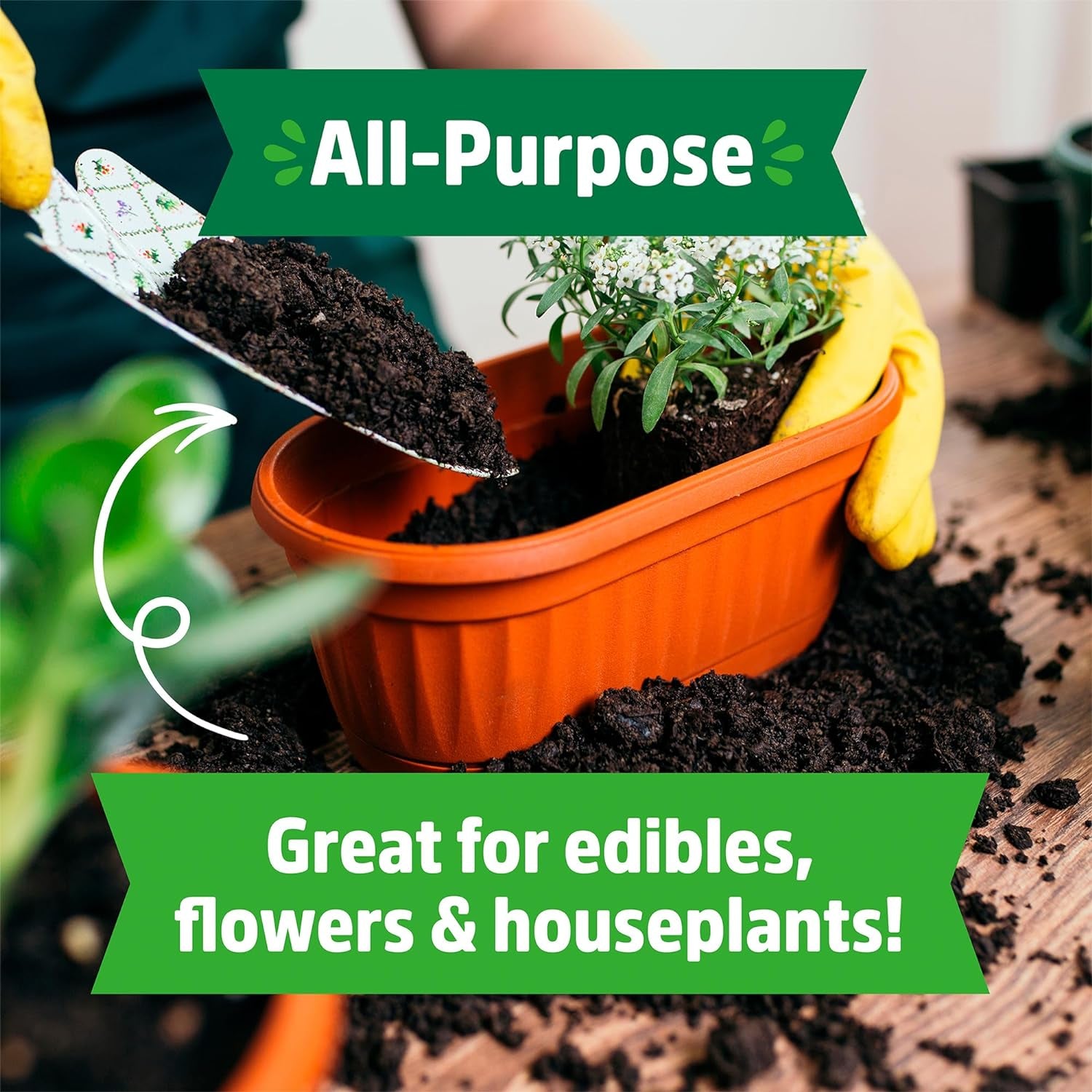 100% Organic Potting Mix (Value 12 Quart) | Premium Blend | Made in The USA