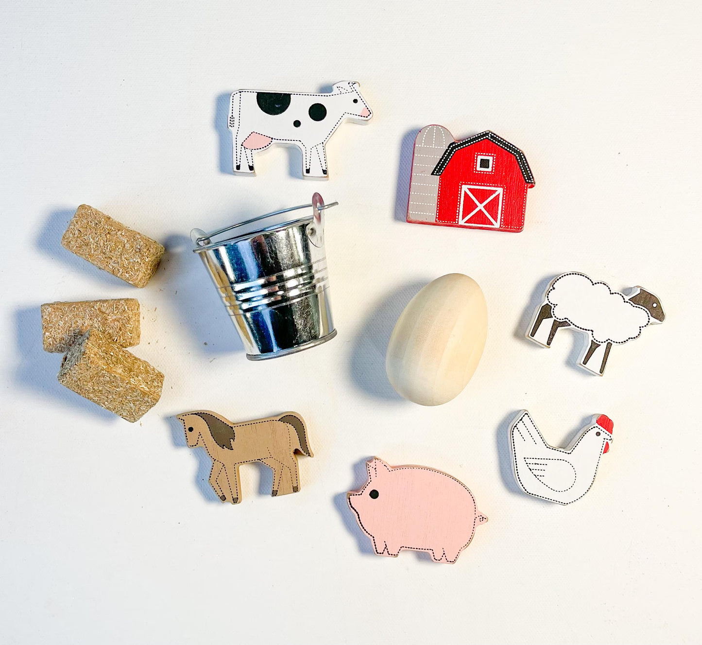 Farm-themed Sensory Play Jar, Farm Pour and Play Kit for Kids, Interactive Sensory Activity, Farm Toys for Creative Play