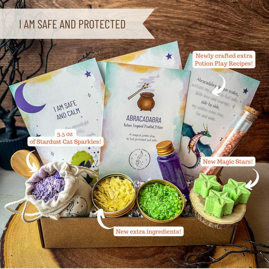 Abracadabra - A Halloween Potion  and Spell - I am Safe and Protected - Sensory Kit for Kids - best gift for kids - Biodegradable non toxic