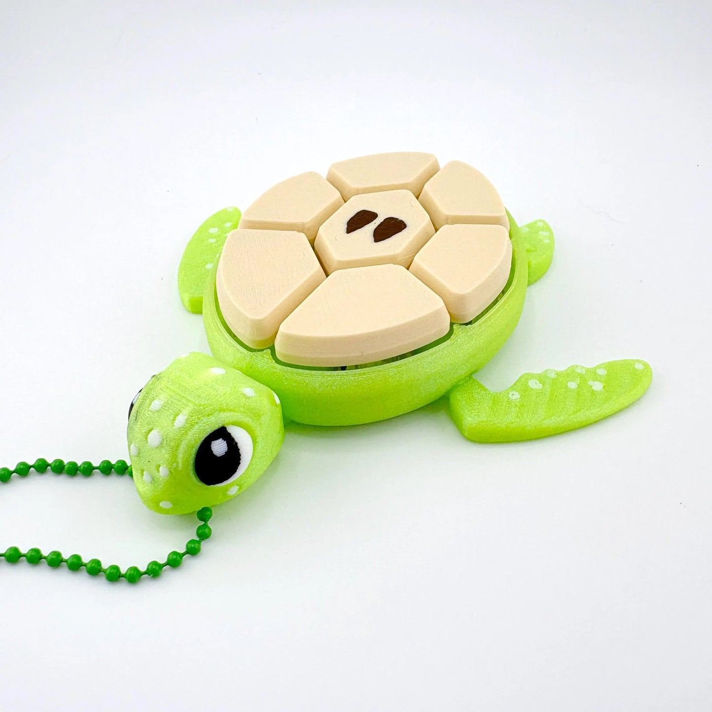 3D Printed Fruit Turtle Multi-Key Sensory Clicker Fidget Toy - Satisfying Tactile Fun!