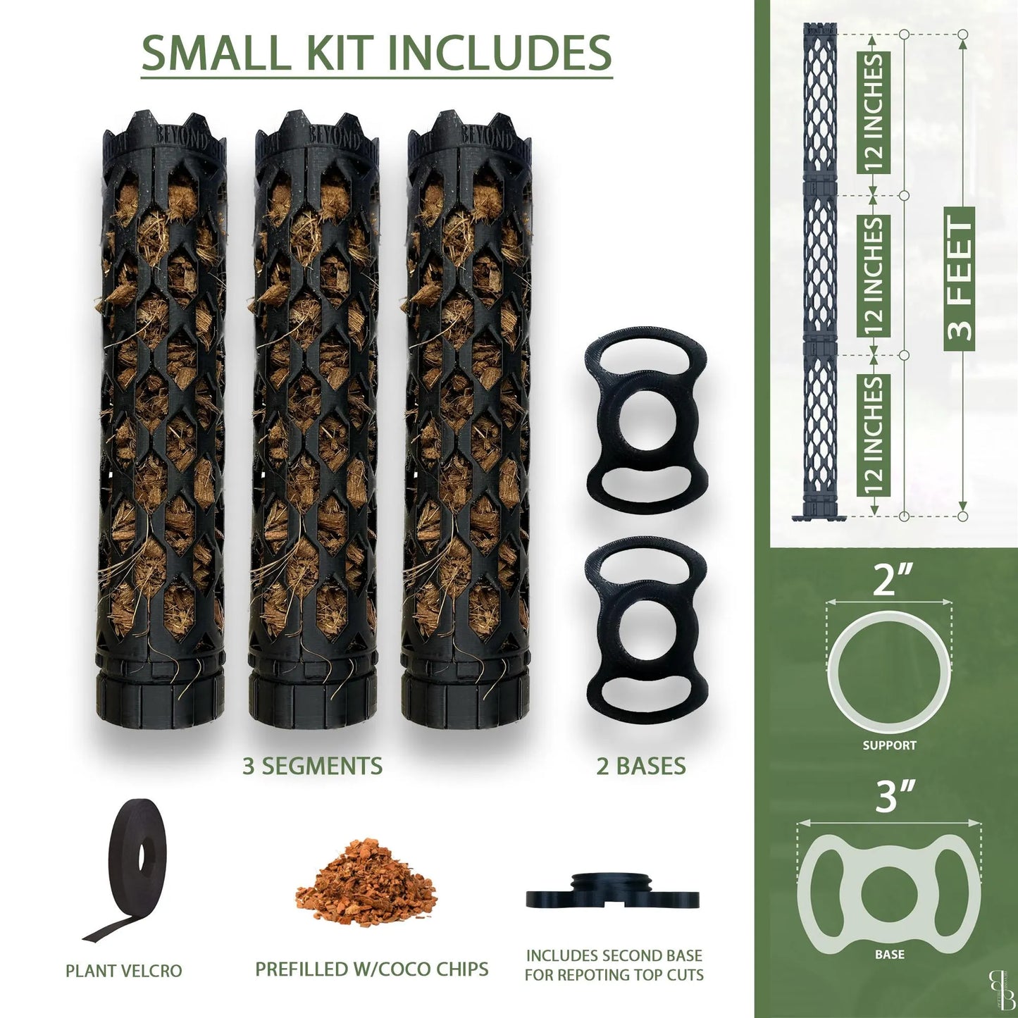 Professional Moss Pole Kit | Extendable Self-Watering Plant Support for Monstera & Climbing Plants | Plant Accessories