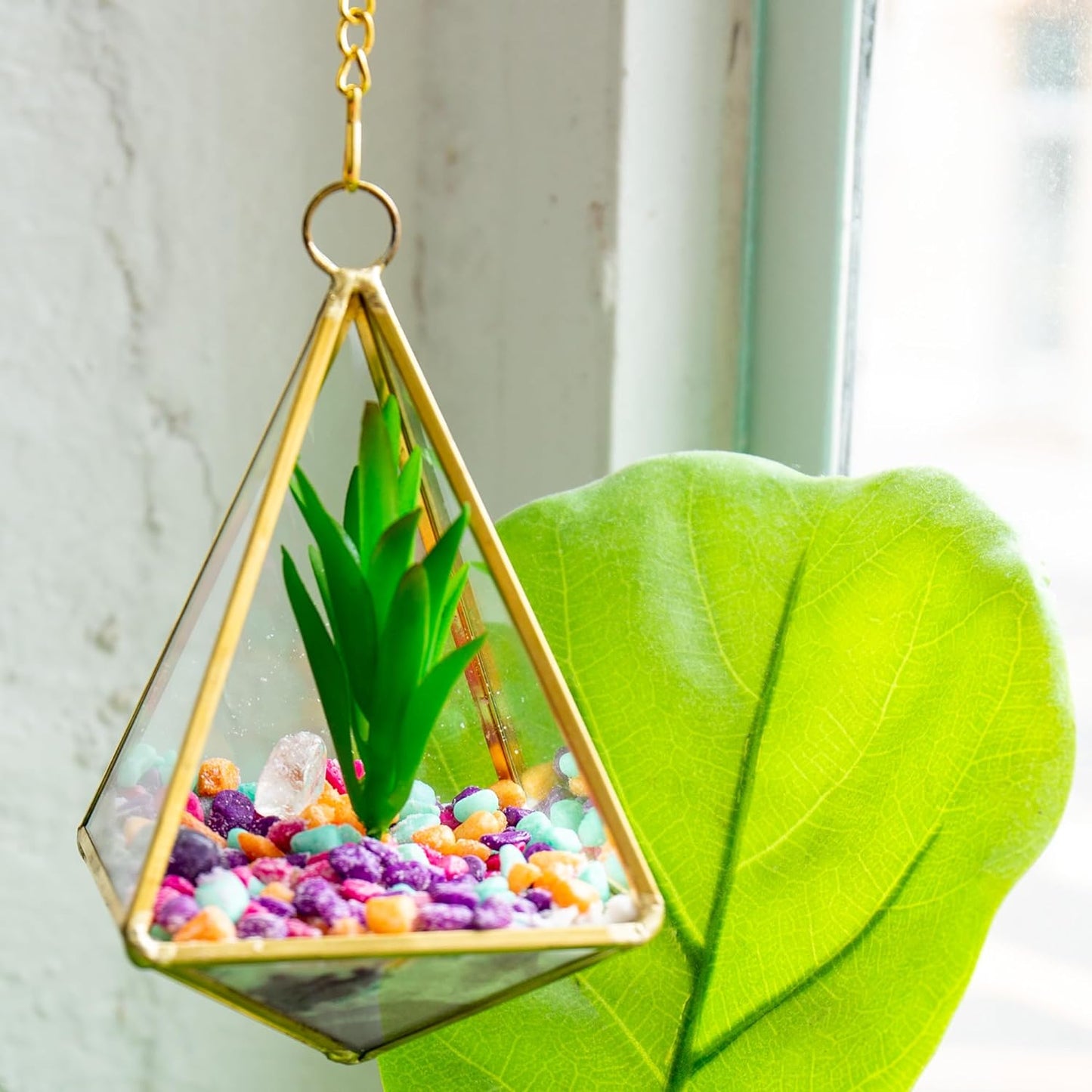 D.I.Y. Crystal Terrarium, Terrarium Kit, DIY Terrarium Kit, Kids Terrarium Kit, Craft Kit, Terrarium Kit for Kids, Arts and Crafts for Kids, Gifts for Kids, Little Girl Gifts, Ages 8+