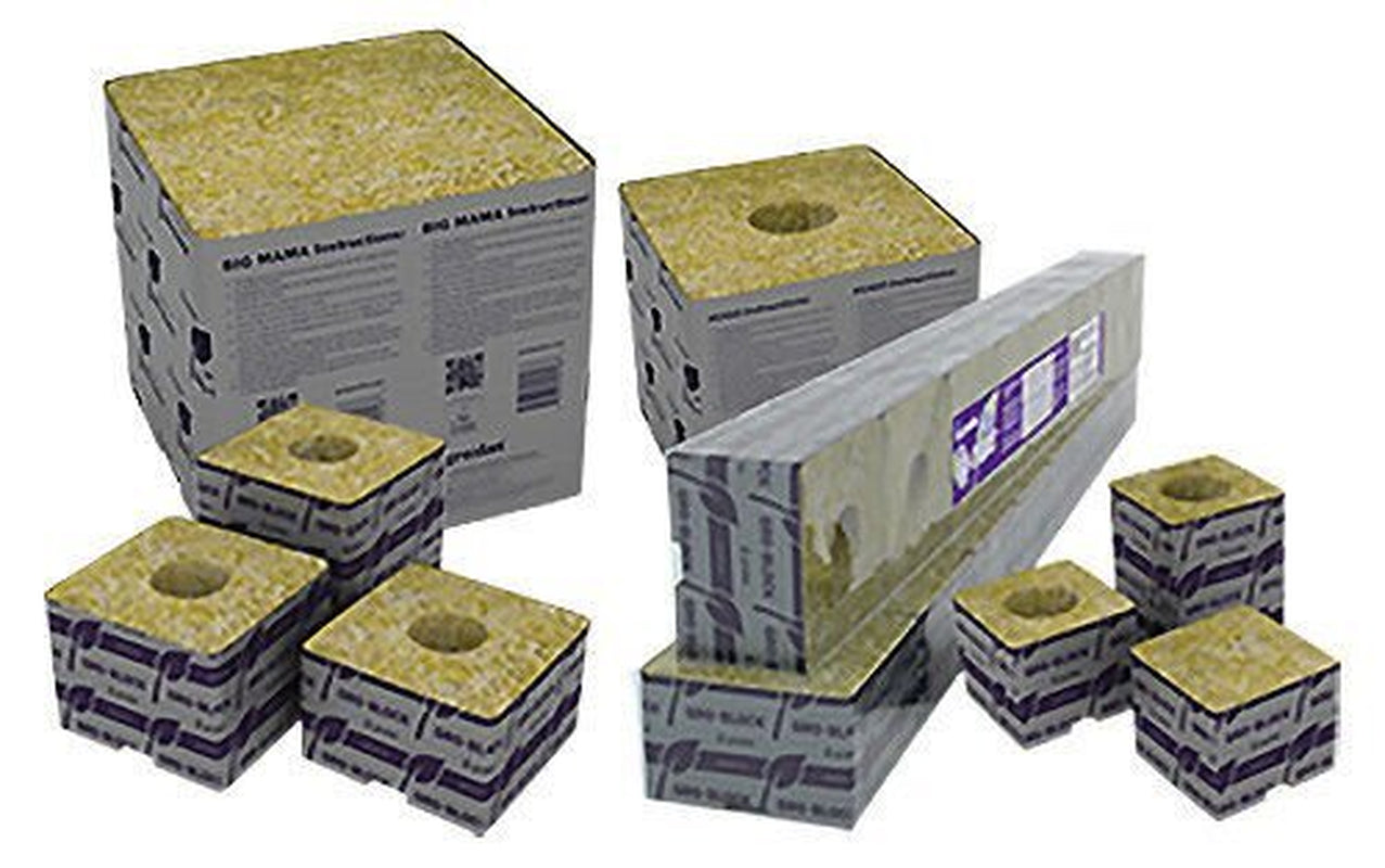 Premium Hydroponic Rockwool Grow Cubes Rapid Plant Growth Root Development Large