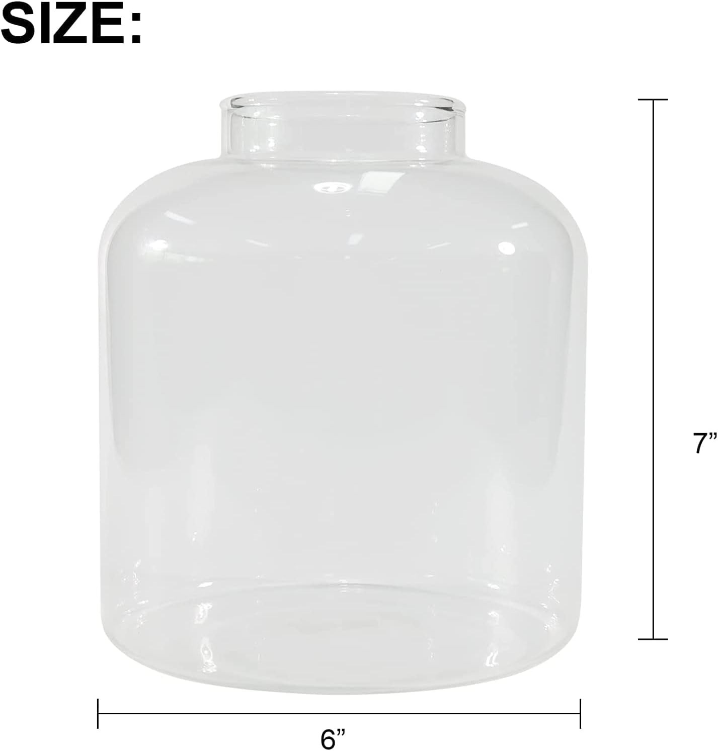 Large Glass Terrarium Succulent Plant Terrarium House for Plant/Moss Ball/Glass Fish Tank Mini Table with Wood Base & Ball lid Office Home Decoration