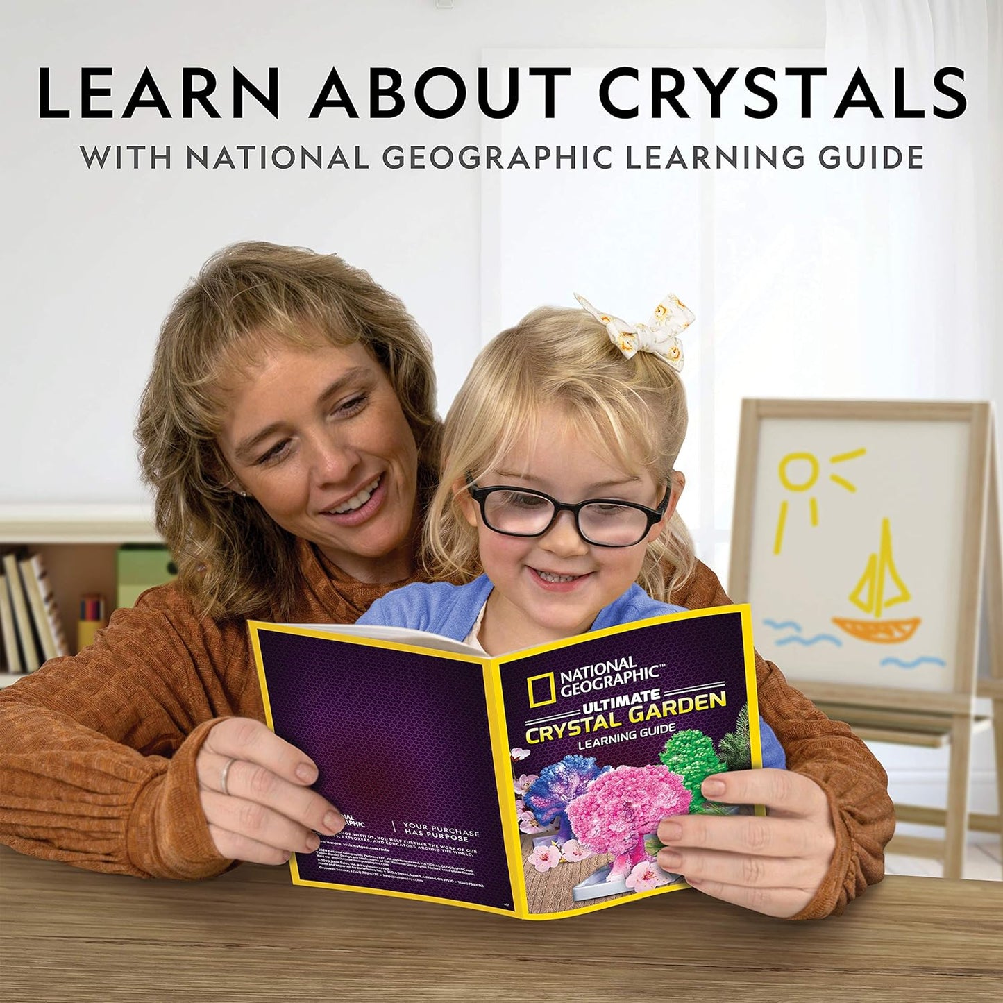 Craft Kits for Kids - Crystal Growing Kit - Grow a Crystal Garden in Just 6 Hours, Educational Craft Includes Art Project, Geode, STEM Arts and Crafts for Girls (Amazon Exclusive)