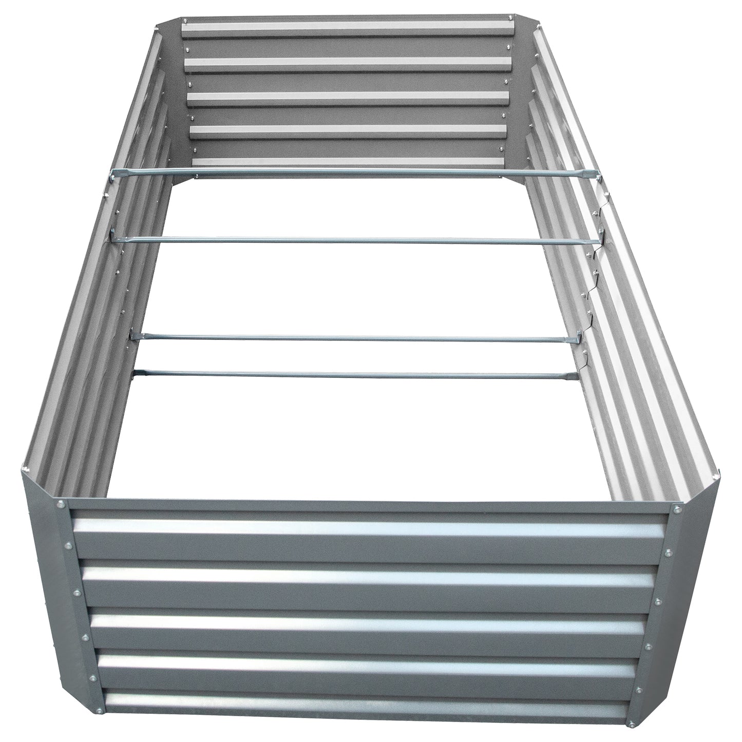 VEVOR Galvanized Raised Garden Bed Planter Box for Plant Flower Vegetable