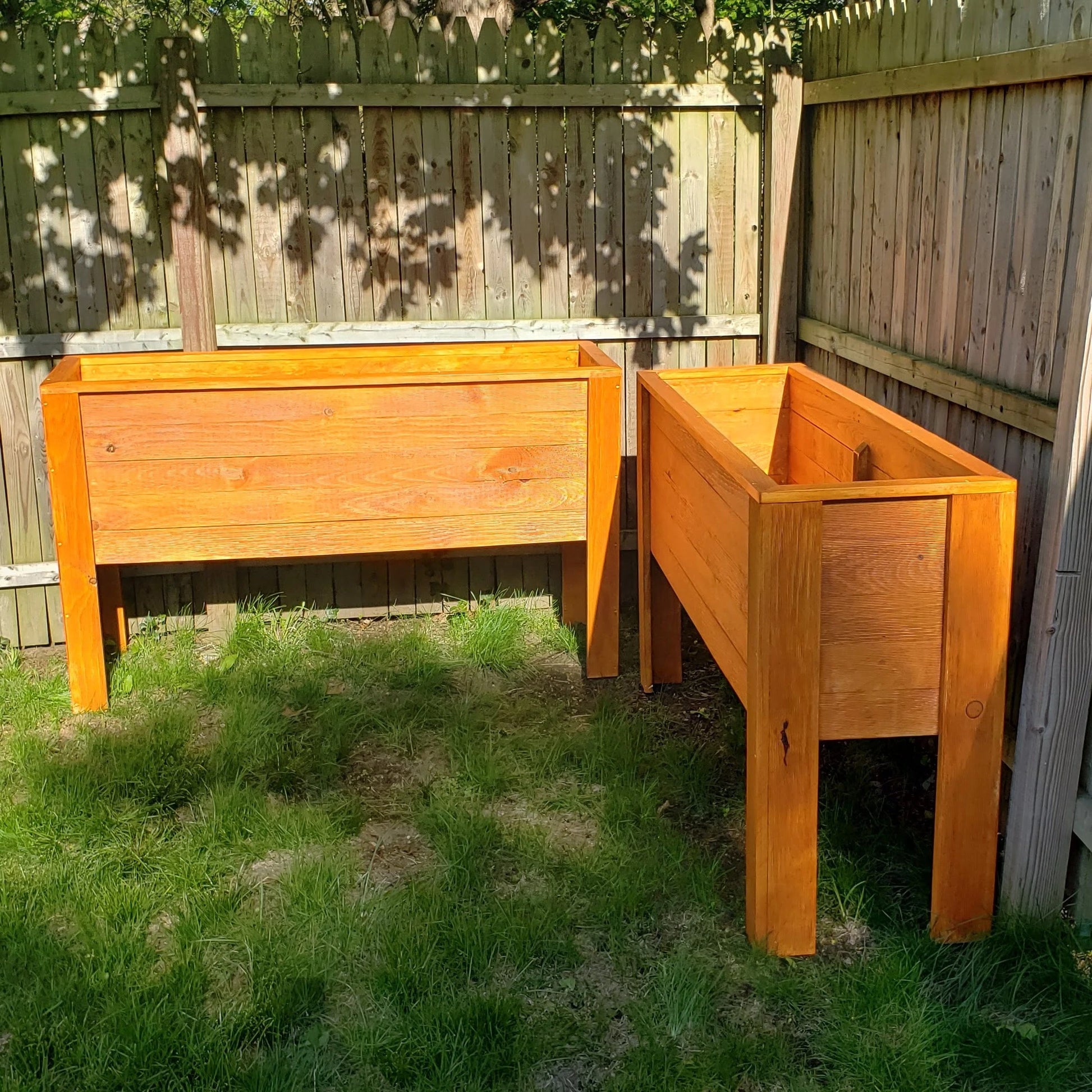 DIY Raised Planter Bed - Build Plans - Cedar, Redwood, Teak - PDF Plans - Garden Box