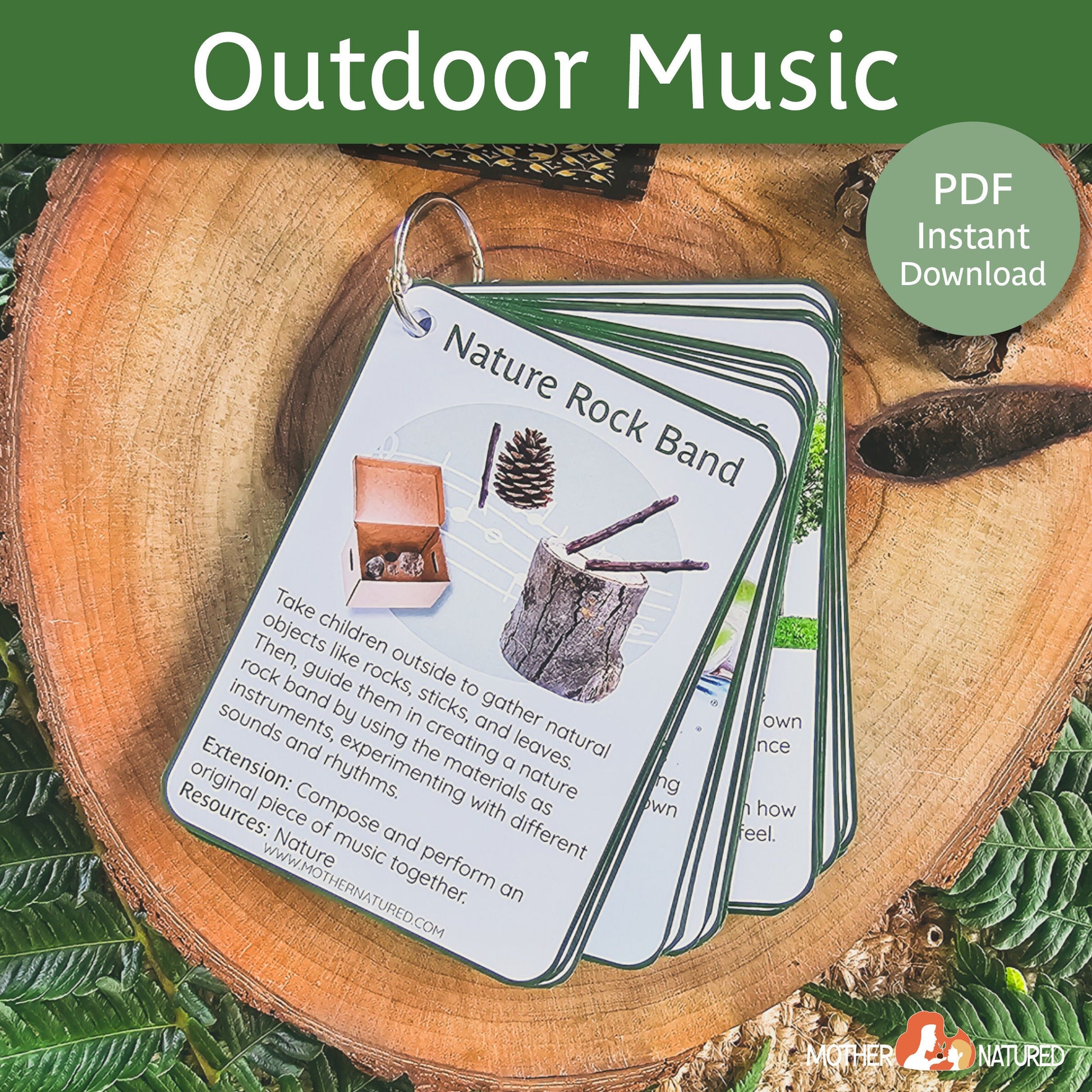 Outdoor Music Activities | Nature Music Activities | EYFS Music Activities |  Montessori Music Activities | Outdoor Music Games |