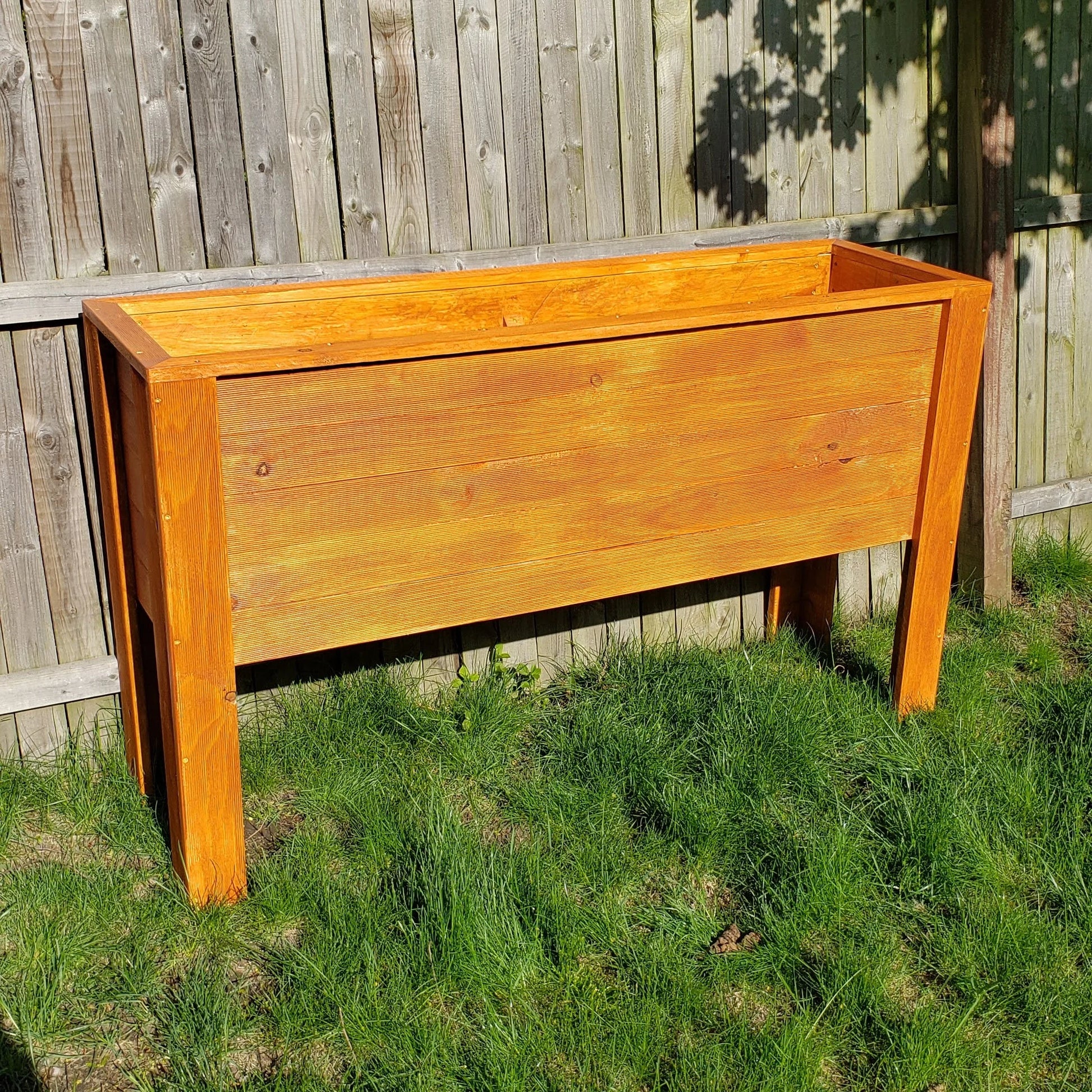 DIY Raised Planter Bed - Build Plans - Cedar, Redwood, Teak - PDF Plans - Garden Box