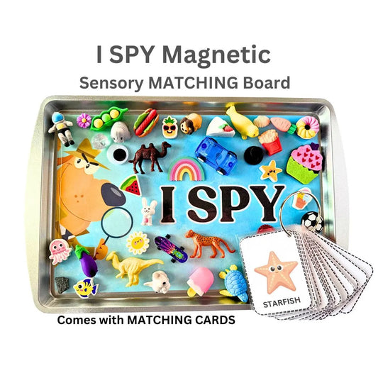 I Spy Magnetic Sensory Board: Travel Quiet Play Kit, Fine Motor Skills